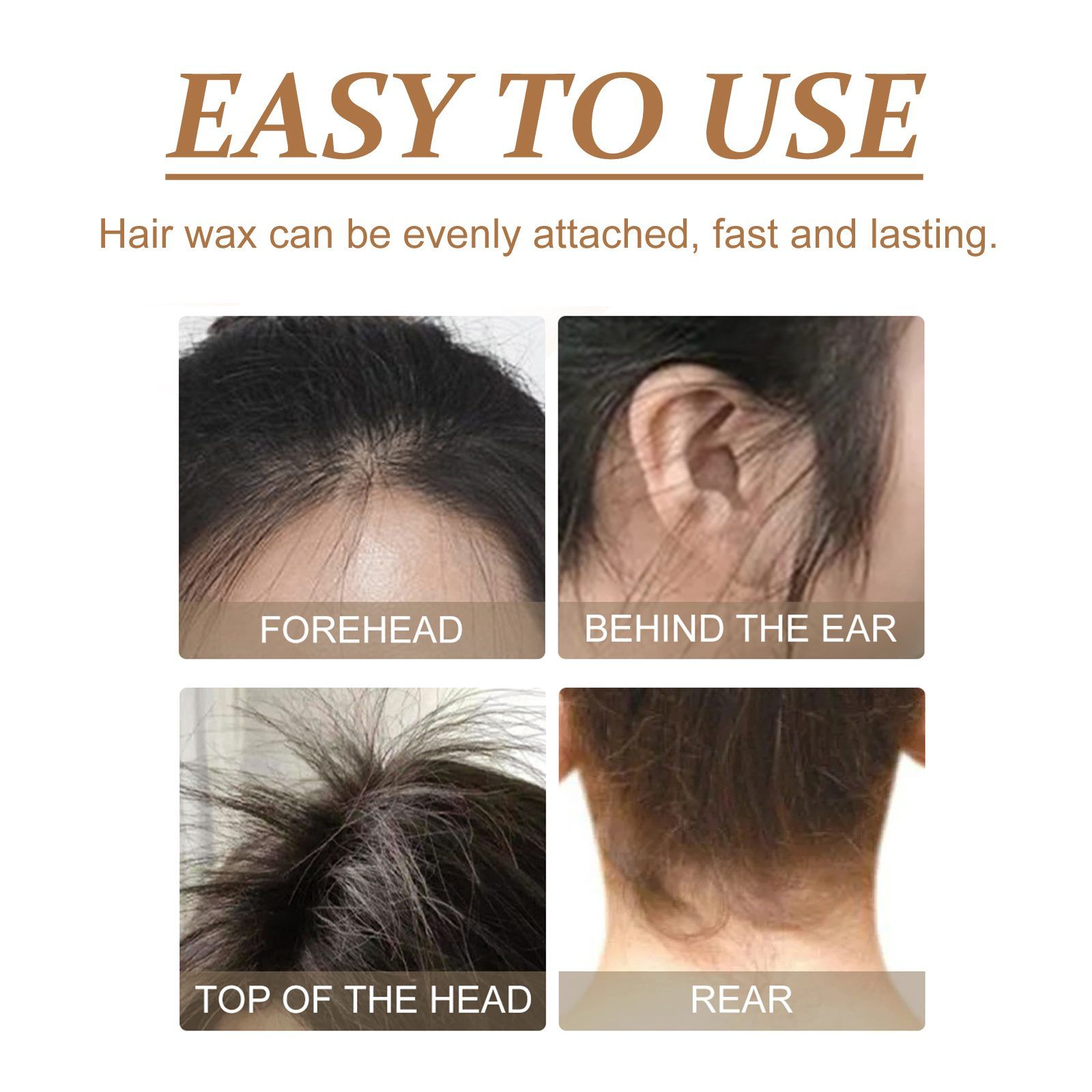 HOEGOA Hair Styling Wax Stick, 75 g photo 6