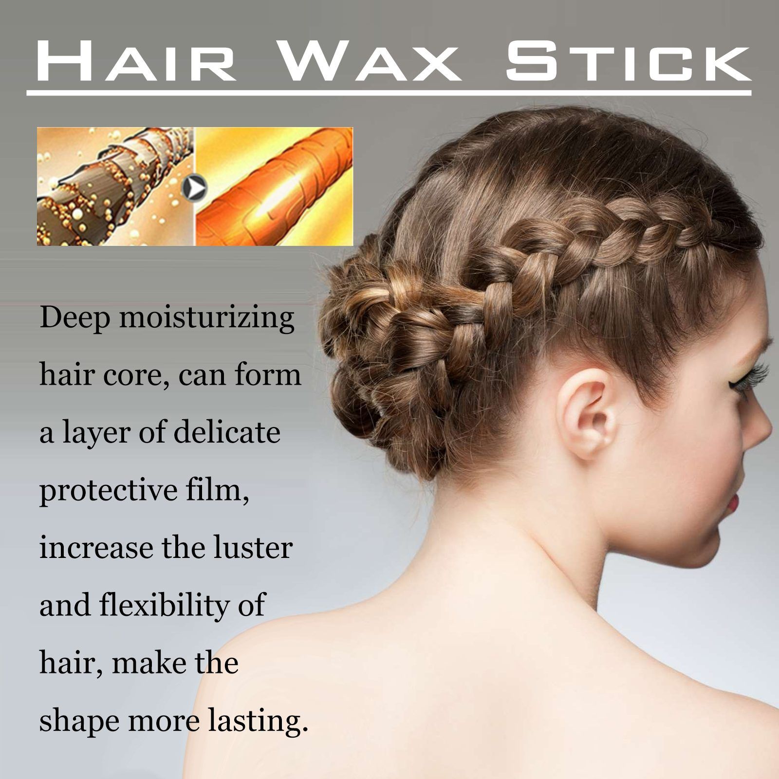 HOEGOA Hair Styling Wax Stick, 75 g photo 2