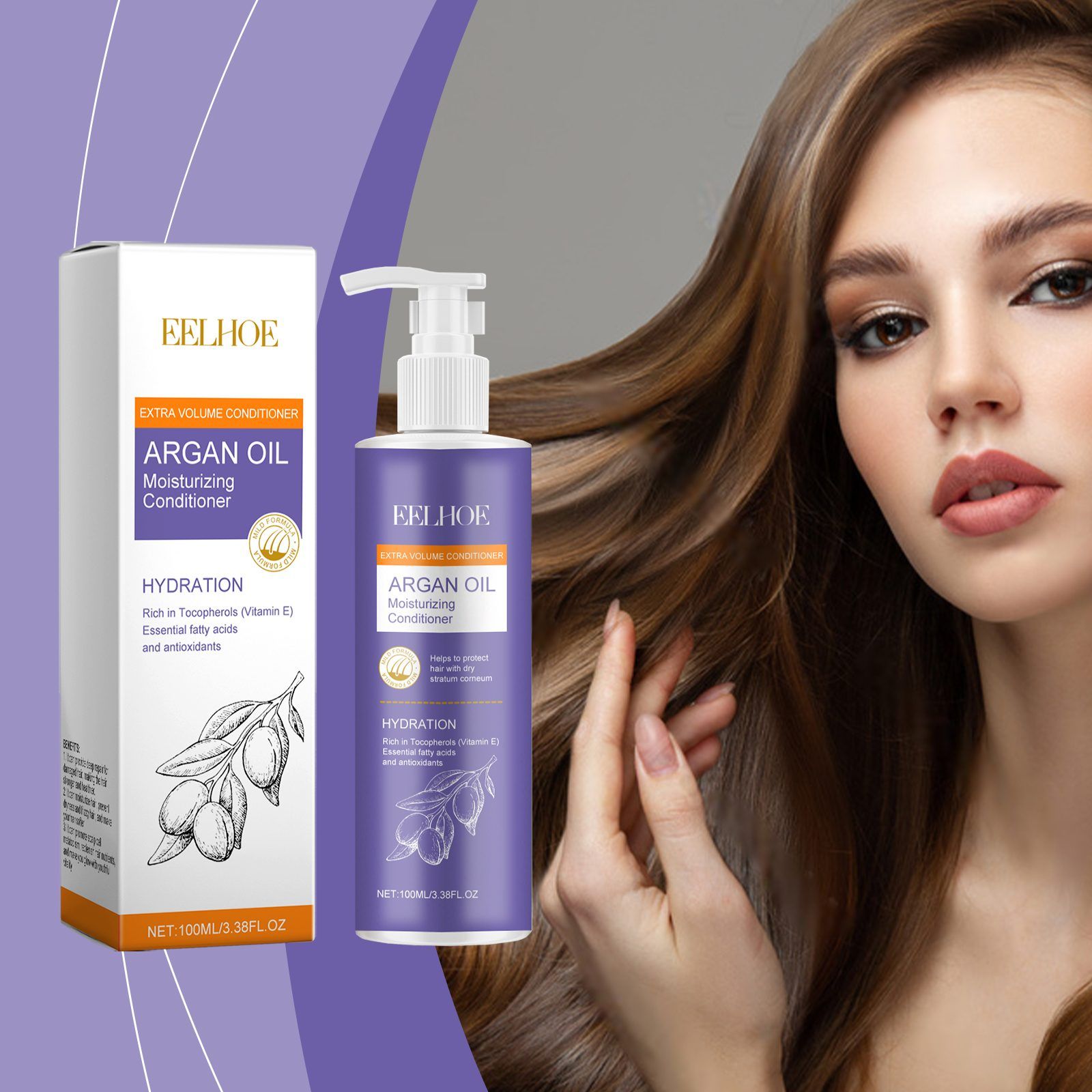 EELHOE Argan Oil Hair Conditioner, 100 ml photo 4