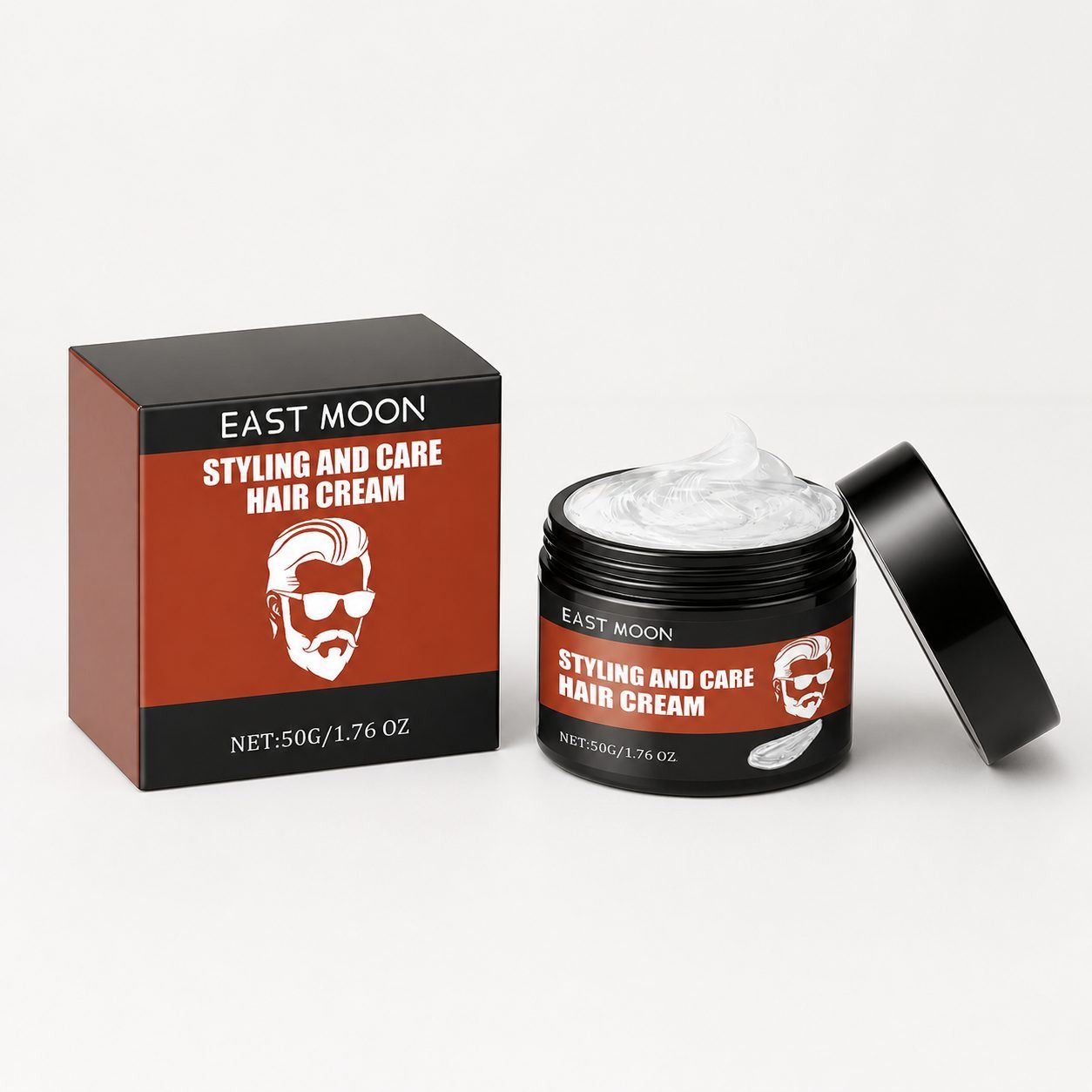 EAST MOON Men's Hair Styling Cream, 50 g photo 7