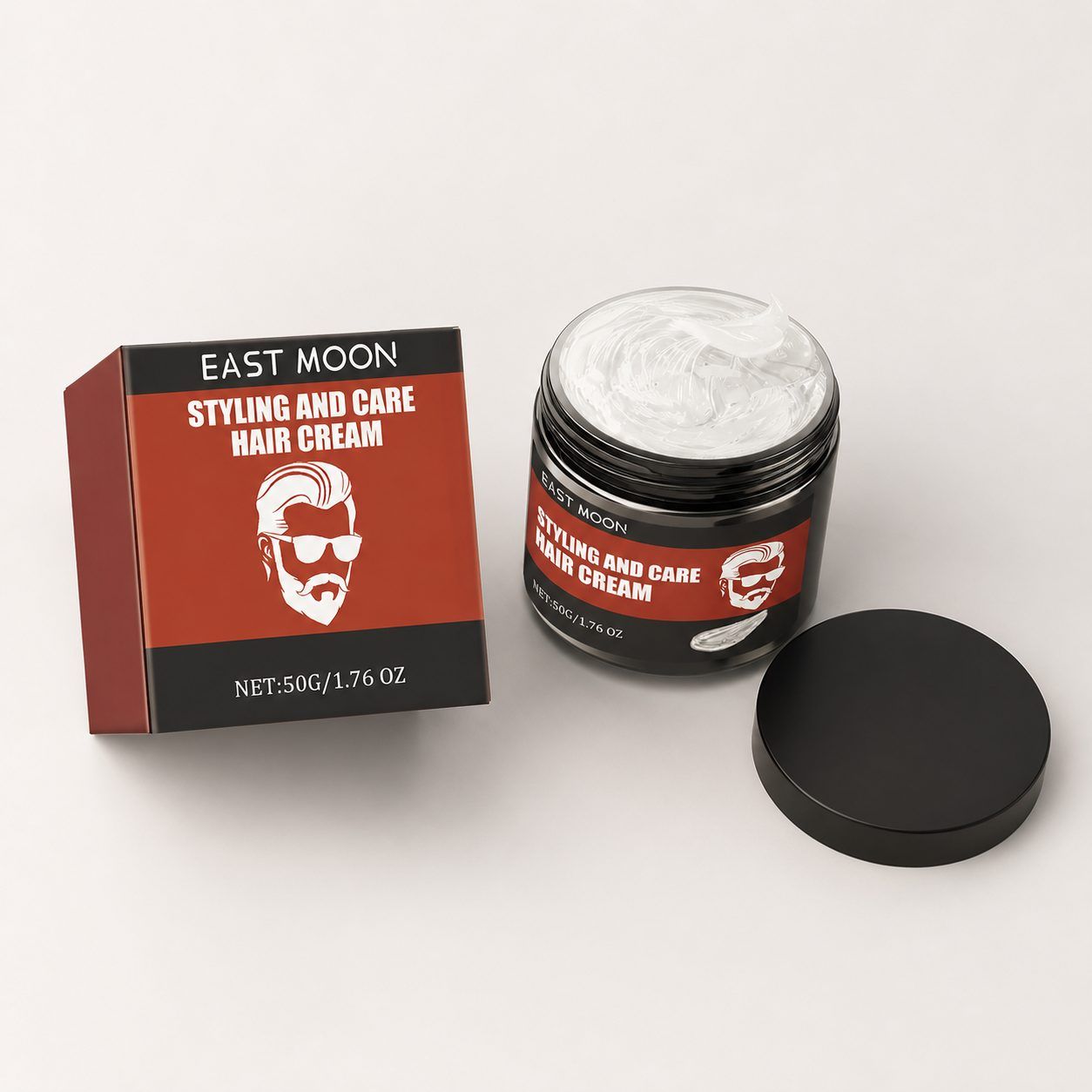 EAST MOON Men's Hair Styling Cream, 50 g photo 8