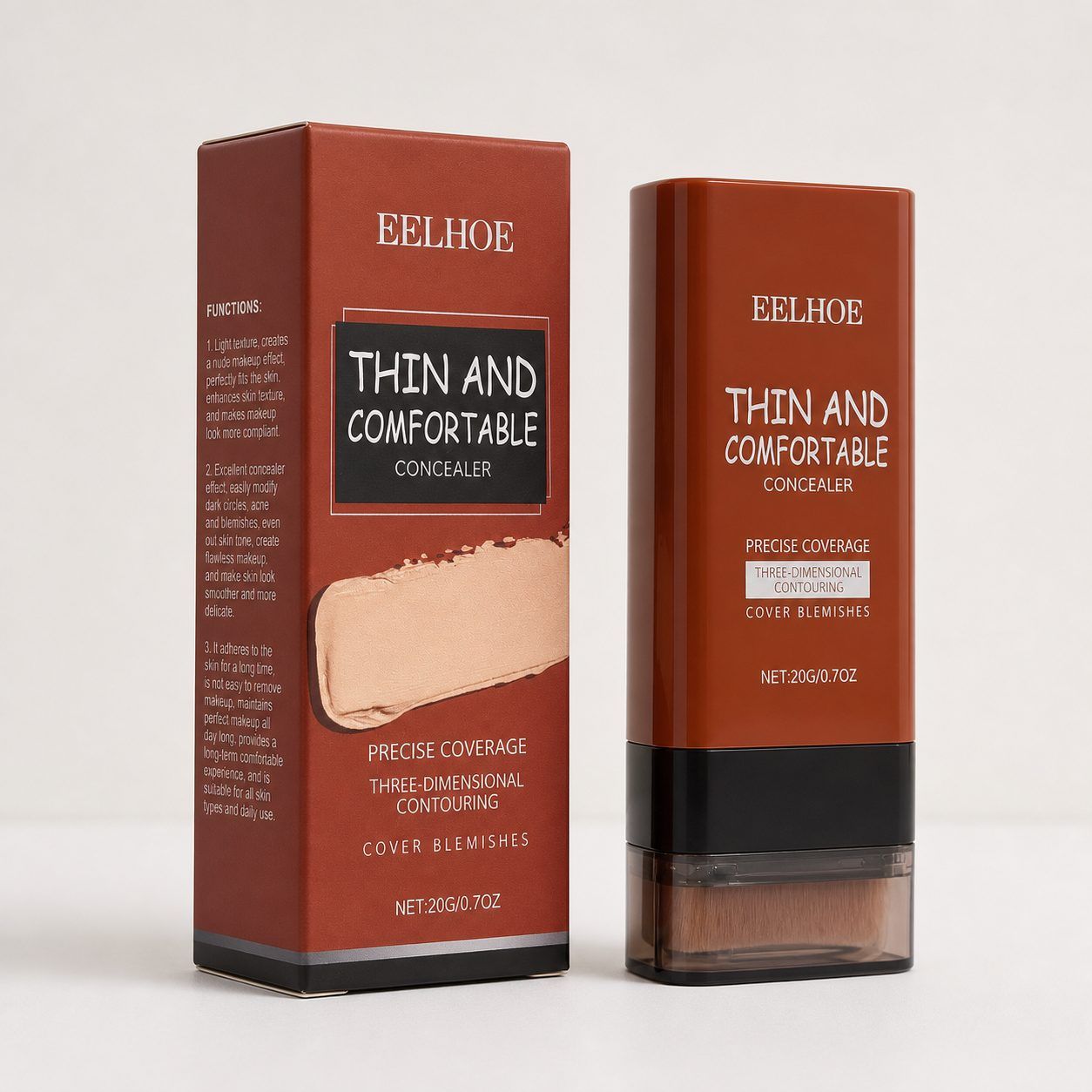 EELHOE Concealer Foundation Stick, Ivory, 20 g photo 2