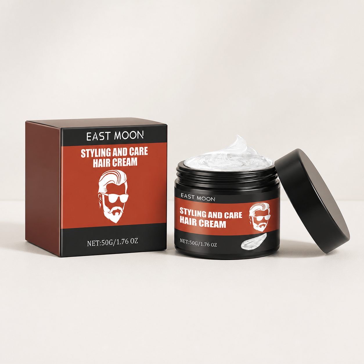 EAST MOON Men's Hair Styling Cream, 50 g photo 4