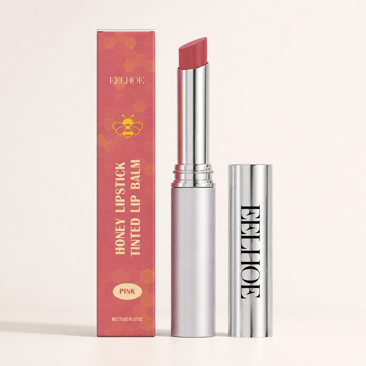 EELHOE Moisturizing Honey Lip Balm, Pink, 1.9 g photo 8