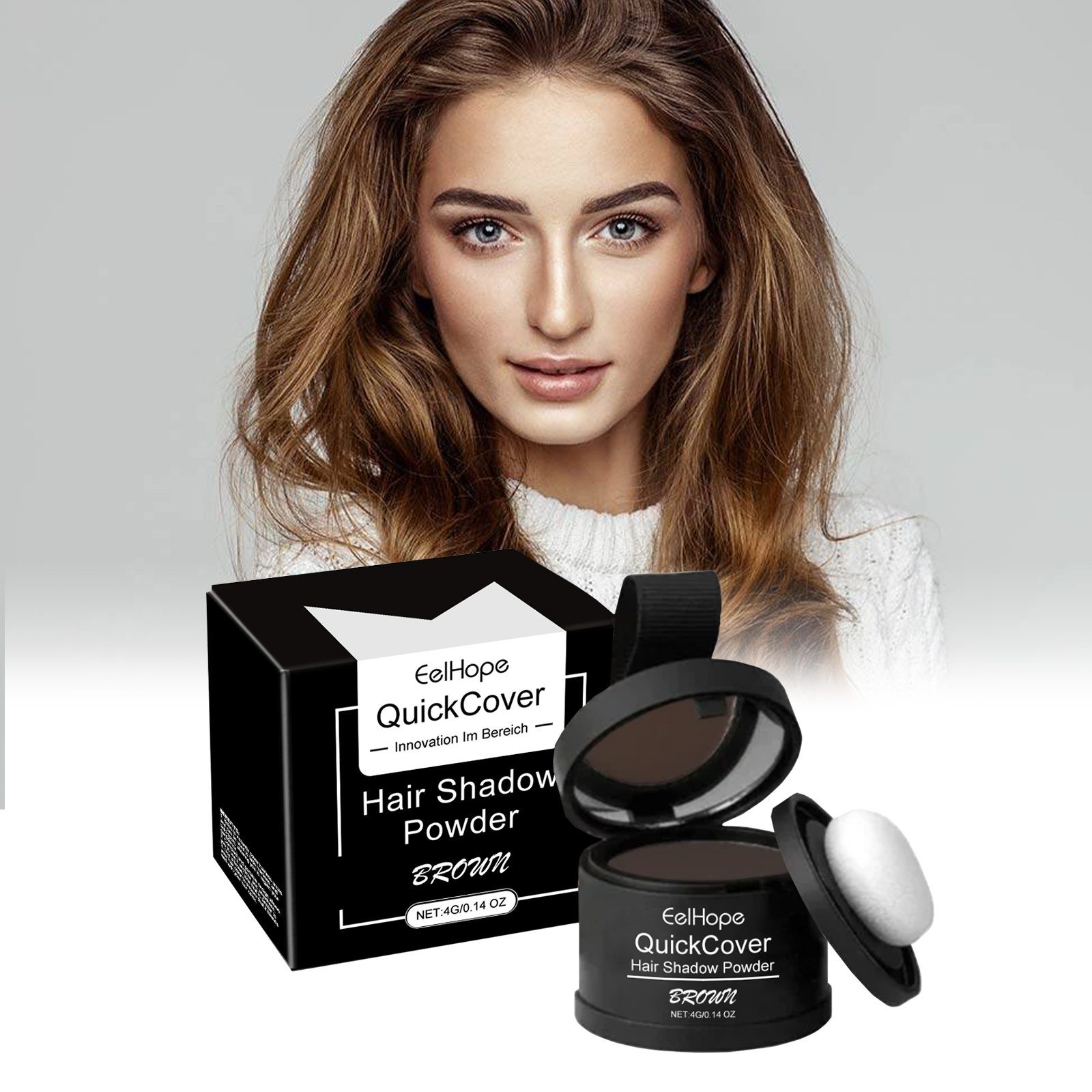 EELHOPE Hairline Coverage Powder, Brown, 4 g photo 4