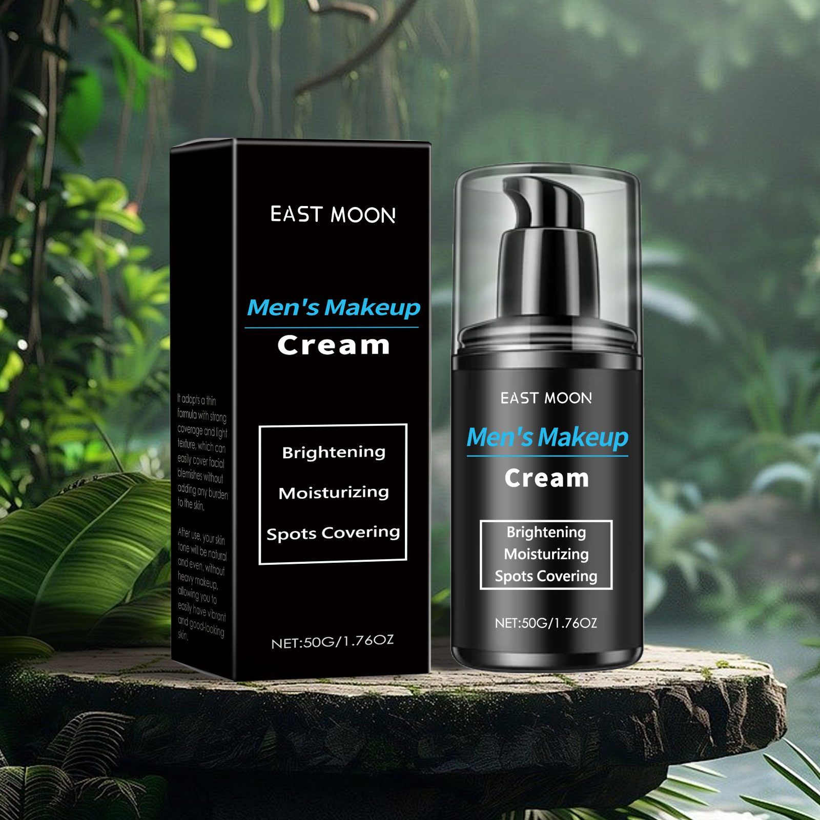 EAST MOON Men's Tinted Face Concealer Cream, 50 g photo 2