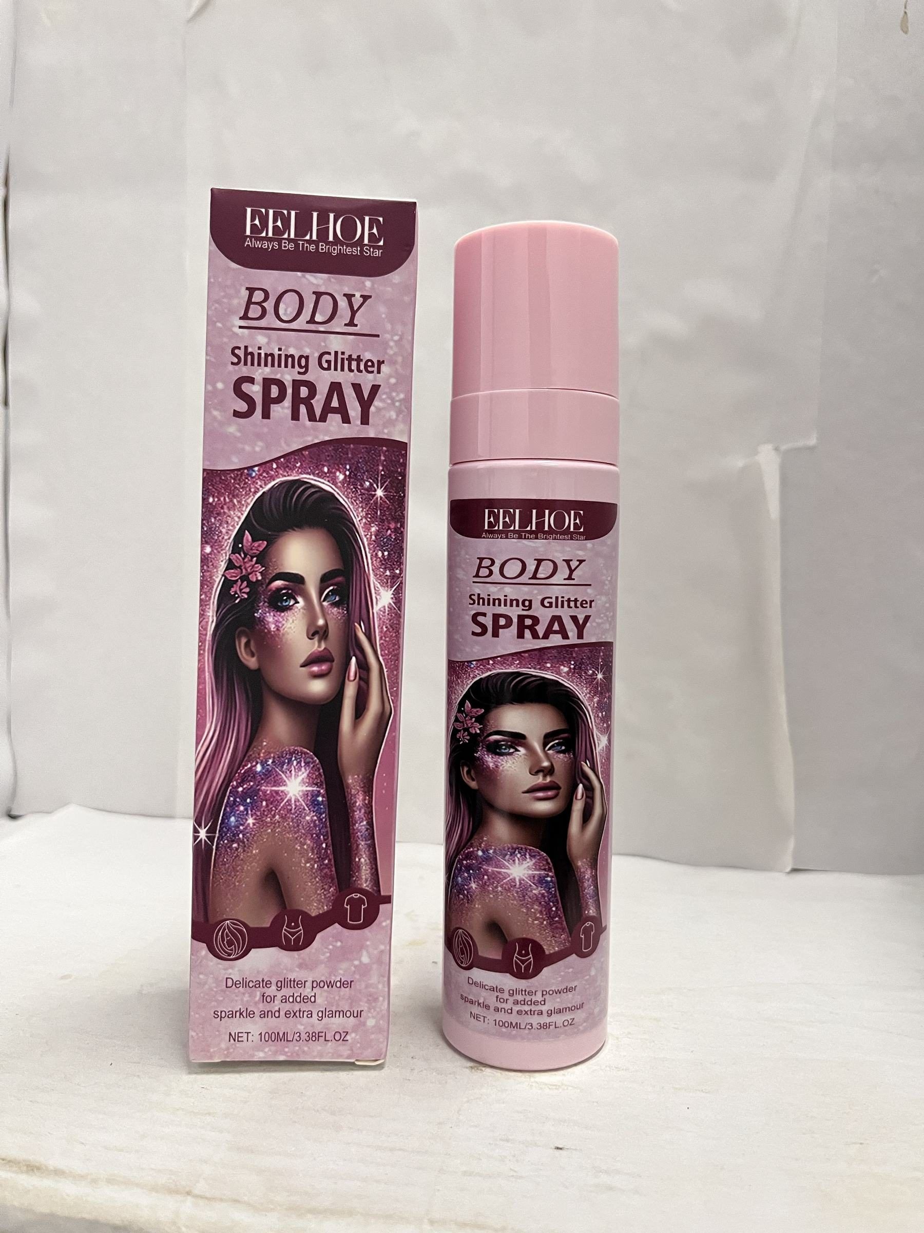 EELHOE Stage Makeup Shimmer Spray, 100 ml photo 6