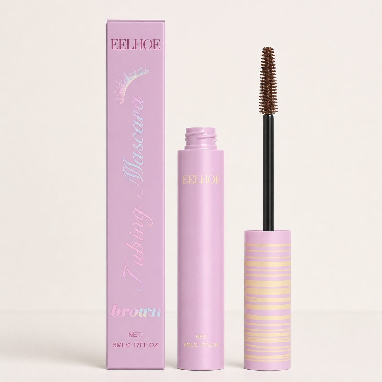 EELHOE Lengthening and Curling Mascara, Brown, 5 ml photo 3