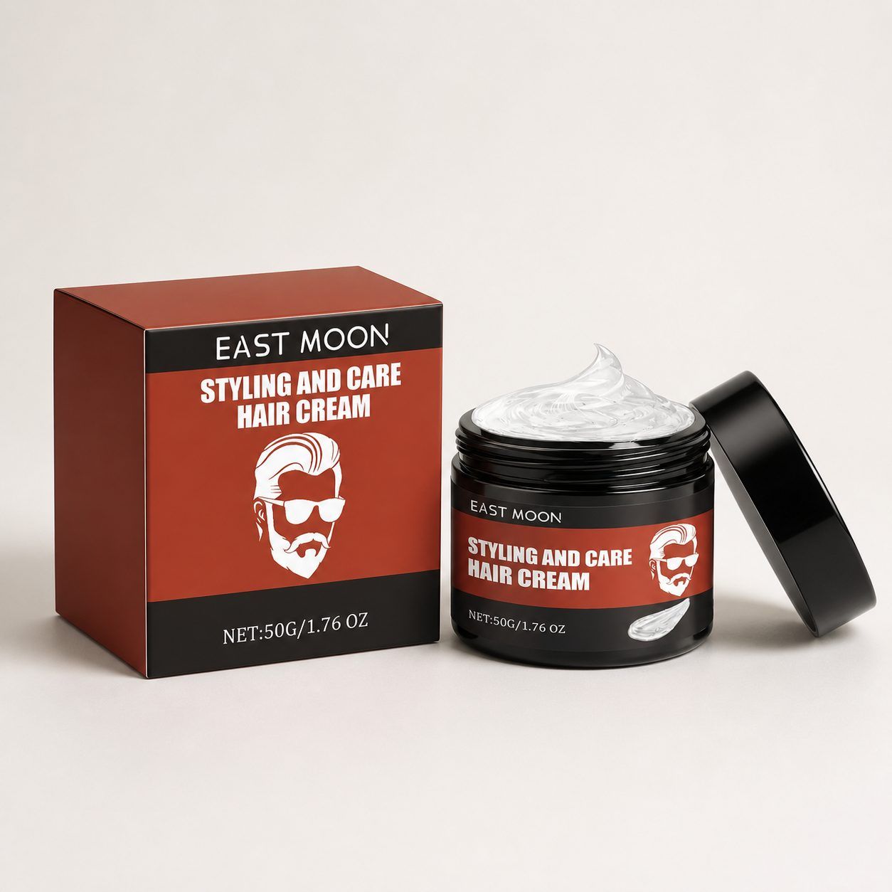 EAST MOON Men's Hair Styling Cream, 50 g photo 2