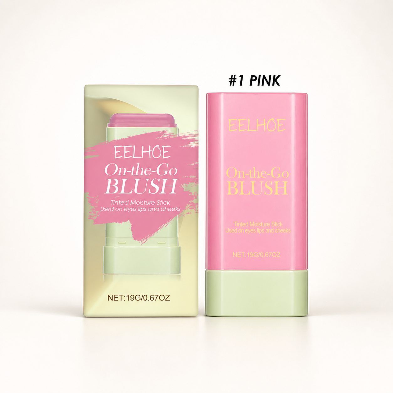 EELHOE Blush Stick, Pink, 19 g photo 1