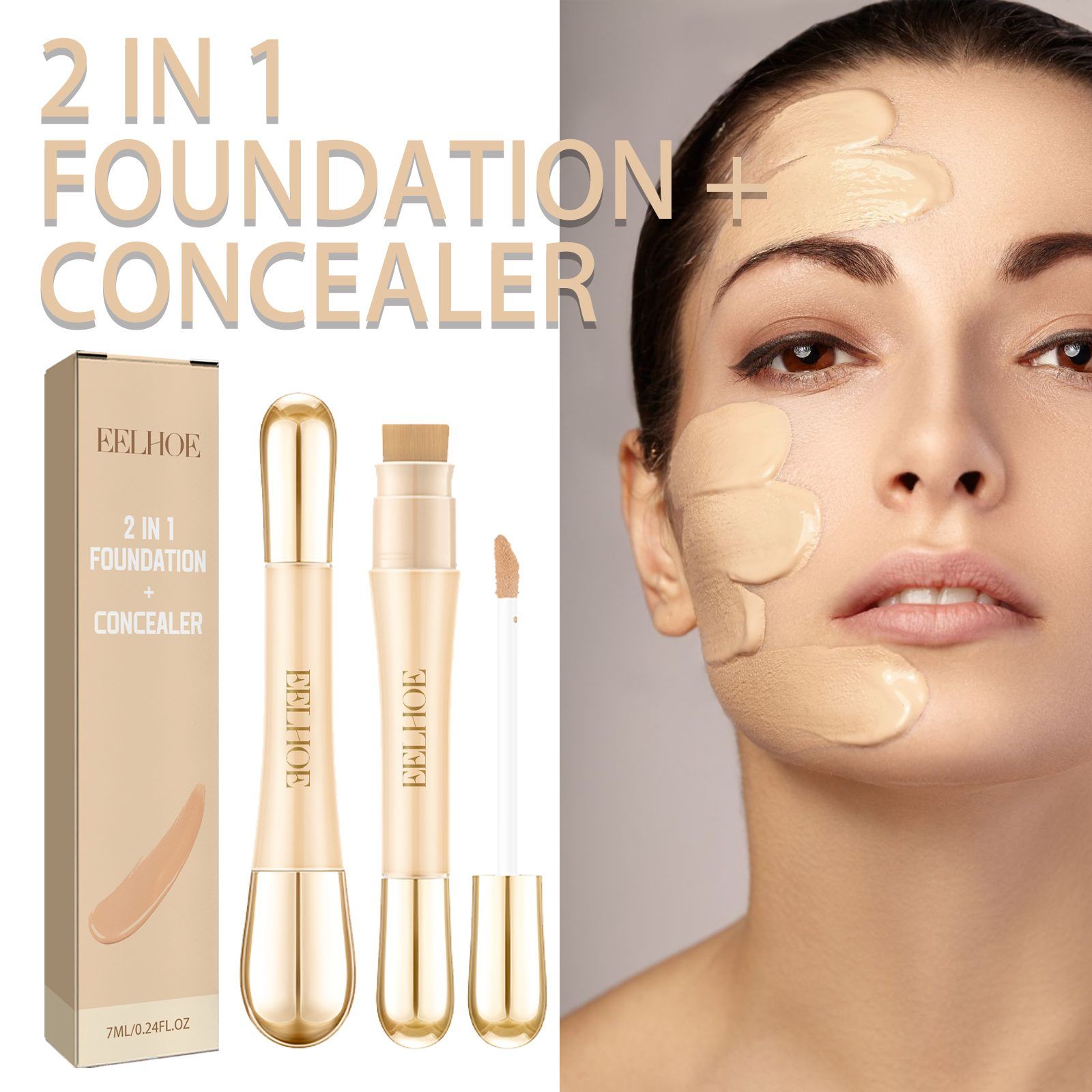 EELHOE Dual-End Concealer, 7 ml photo 6