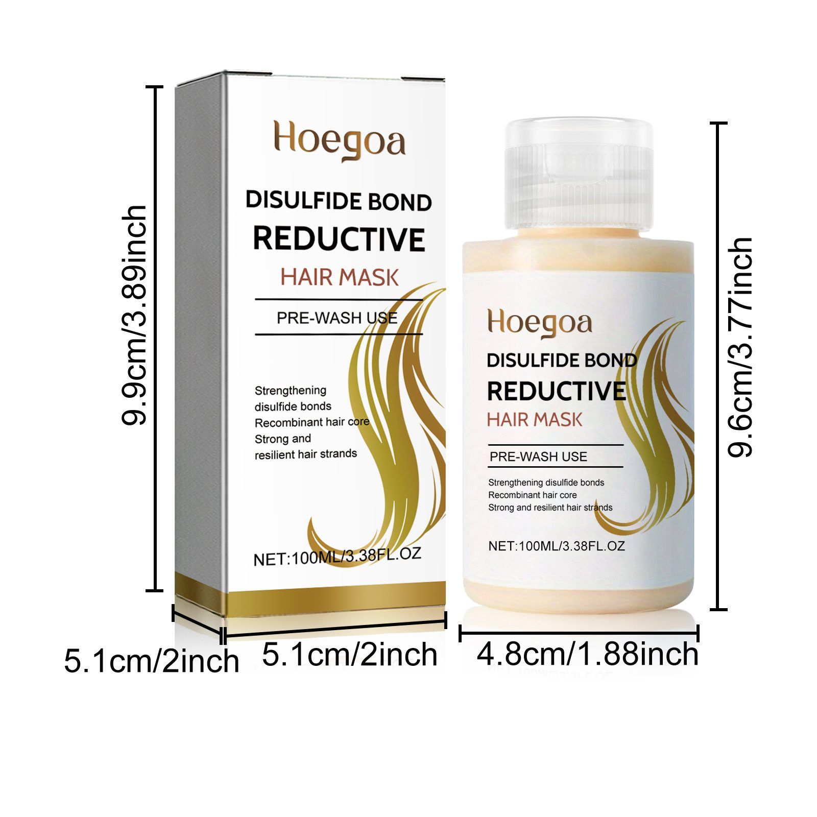 HOEGOA Rinse-Off Hair Conditioning Mask, 100 ml photo 4