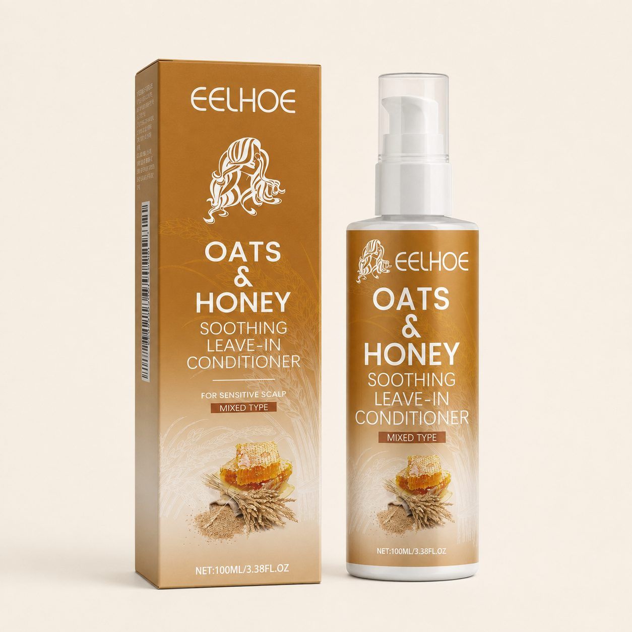 EELHOE Oats and Honey Leave-In Conditioner, 100 ml photo 5
