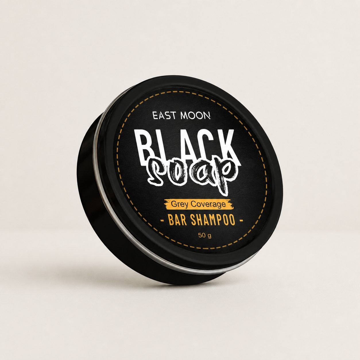 EAST MOON Black Hair Color Cleansing Bar, 50 g photo 1