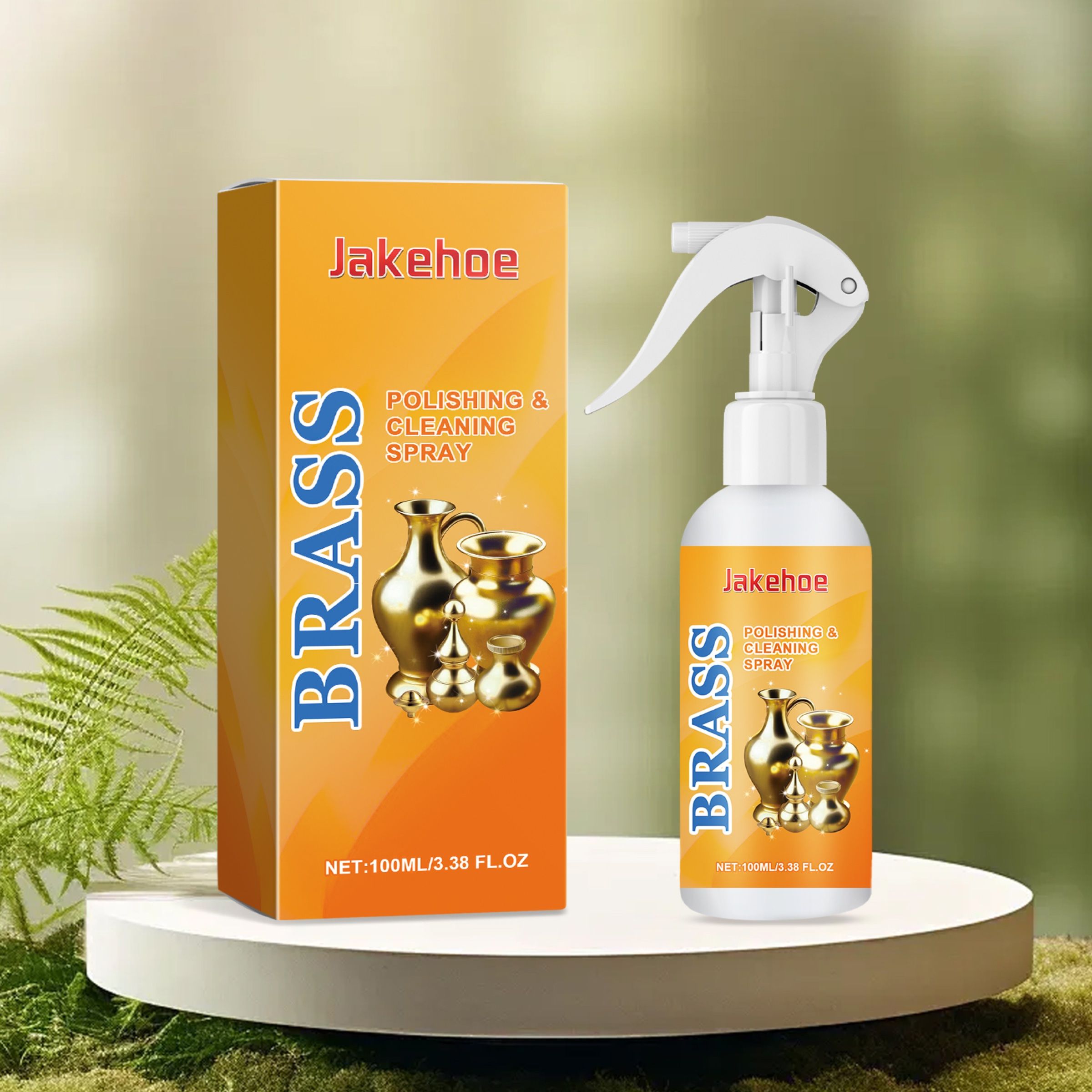 JAKEHOE Brass Cleaning and Polishing Spray, 100 ml / 1 Bottle photo 2
