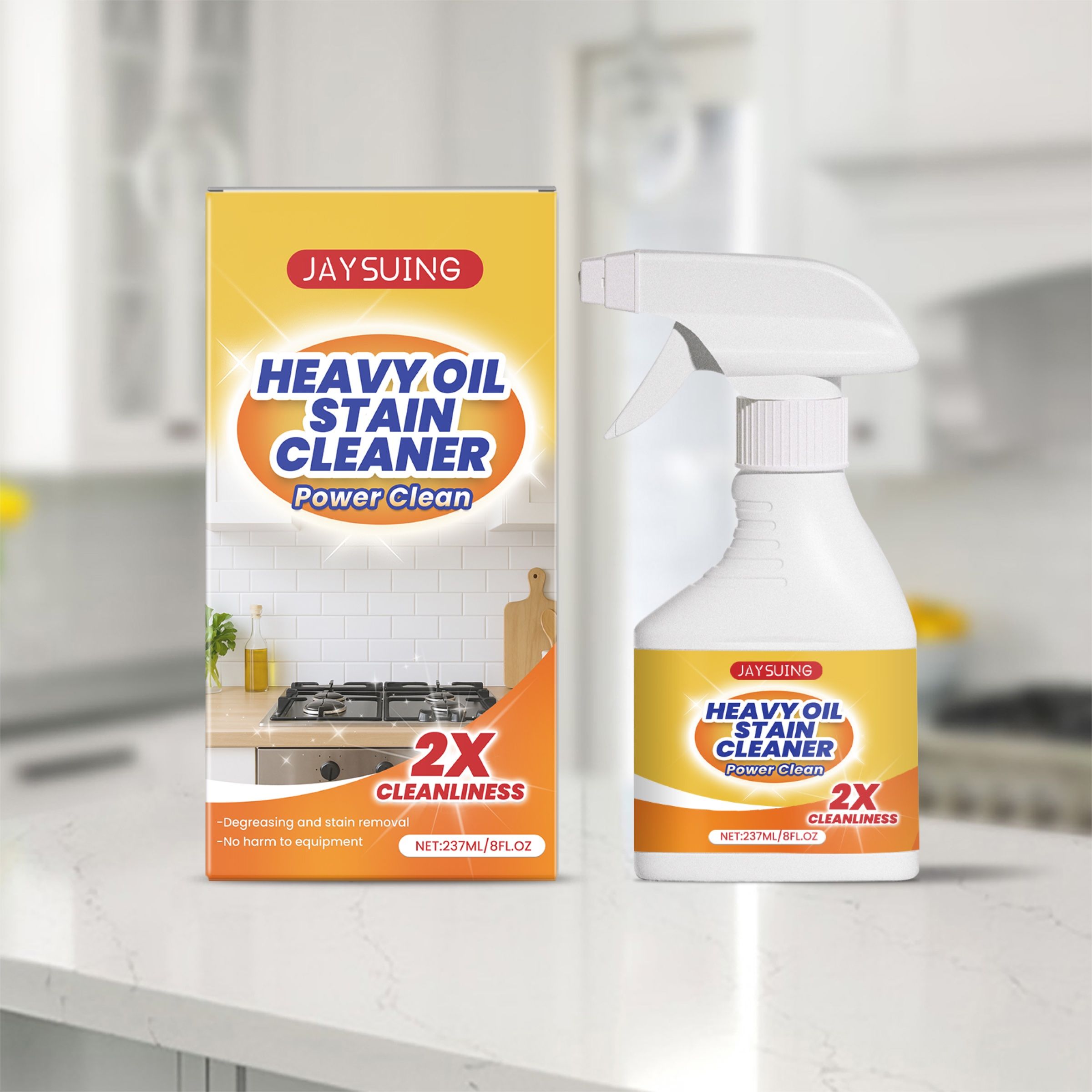 JAYSUING Kitchen Grease Cleaner Spray, 237 ml photo 7