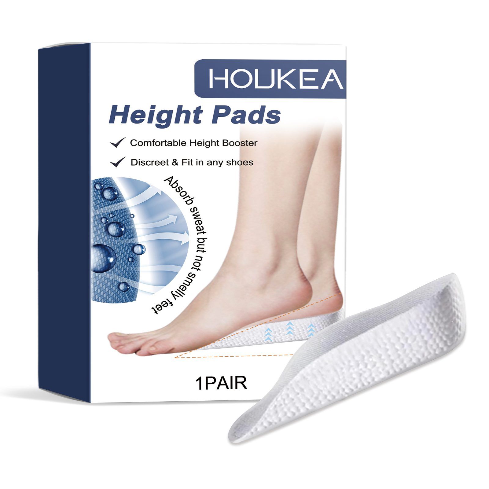 HOUKEA Height Lift Shoe Insoles, 1 Pair photo 6