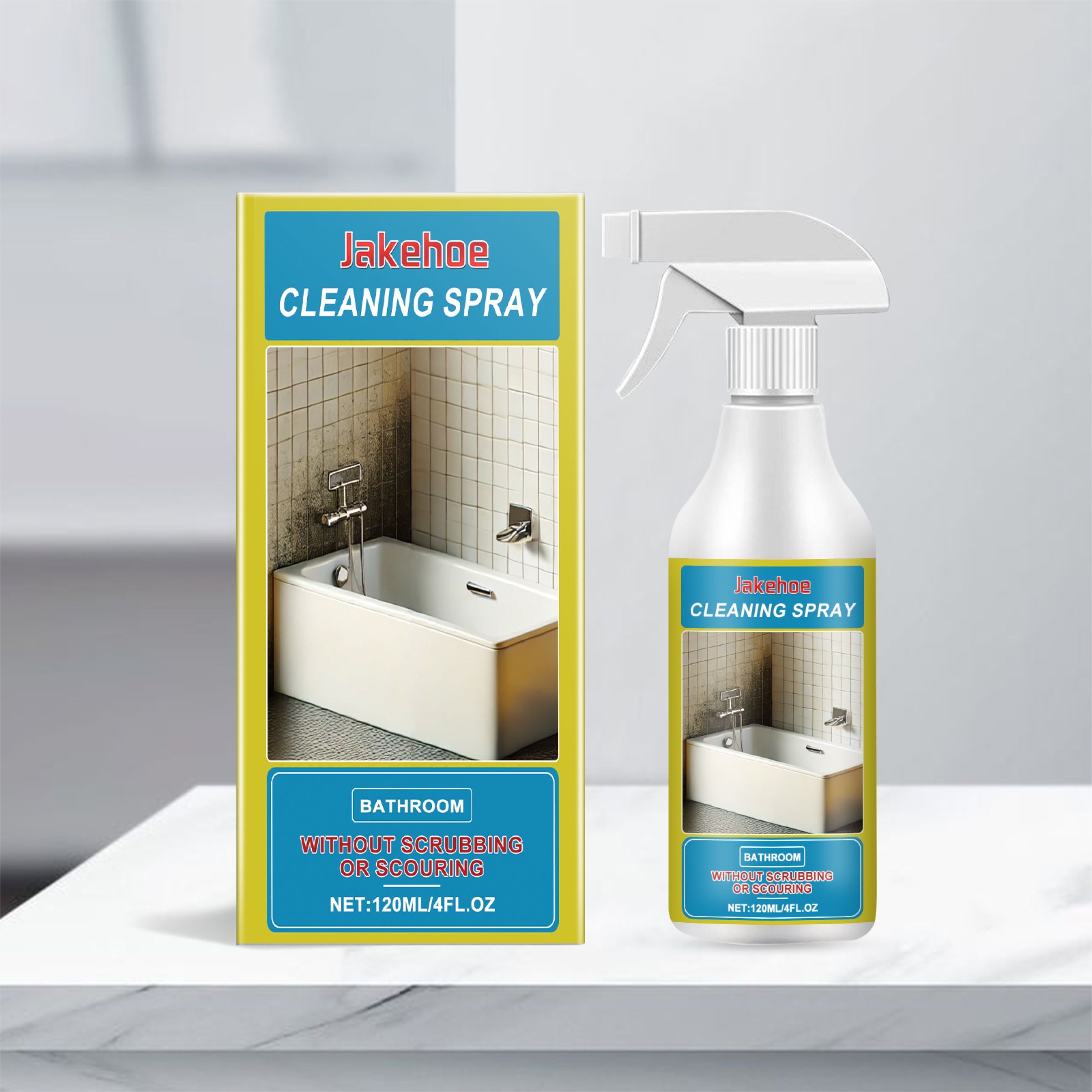 JAKEHOE Household Stain Cleaner Spray, 120 ml / 1 Bottle photo 3