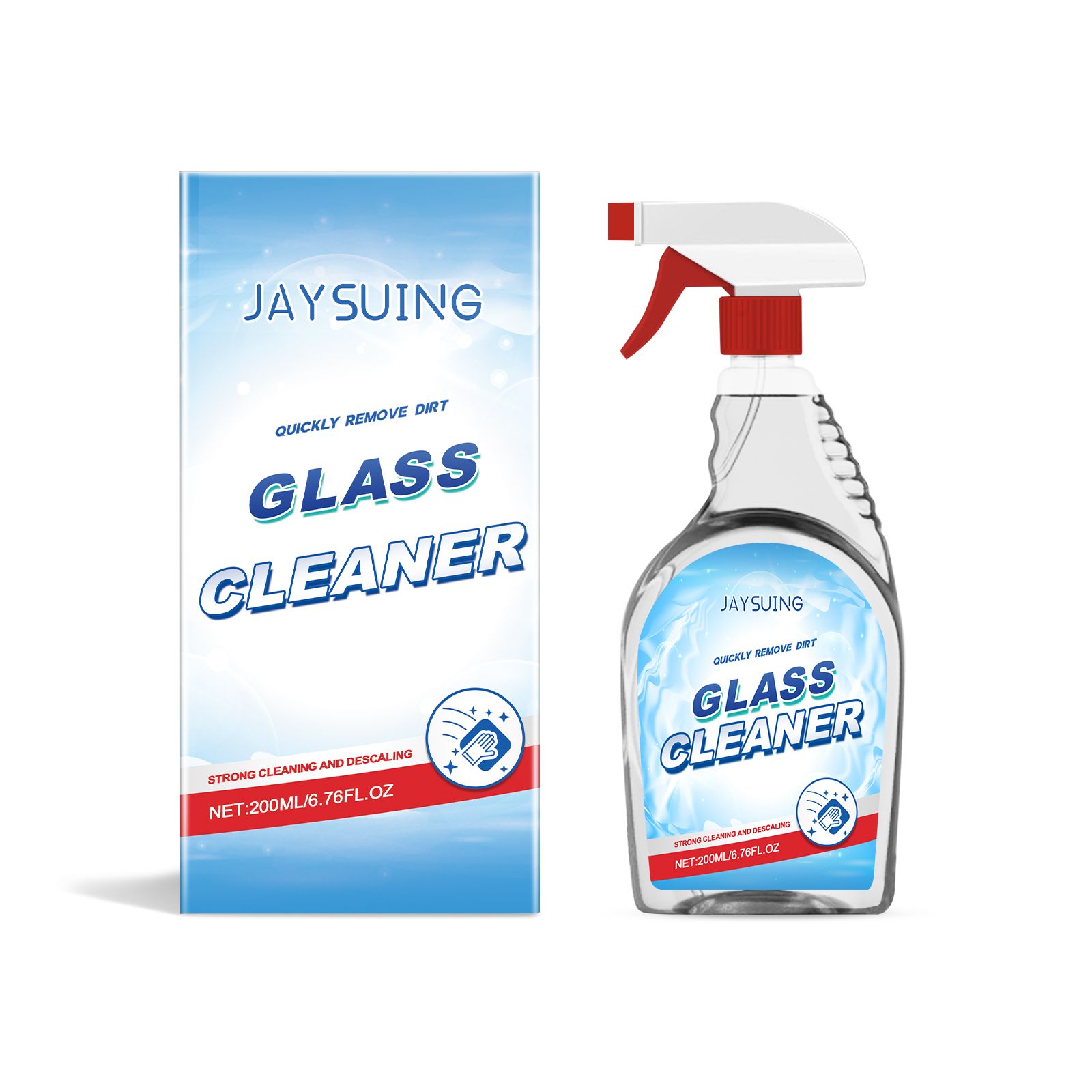 JAYSUING Glass Cleaner Spray, 200 ml / 1 Bottle photo 8