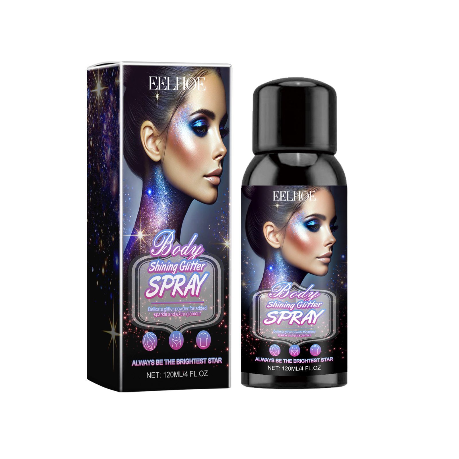 EELHOE Shimmer Cosmetic Spray, 120 ml photo 4