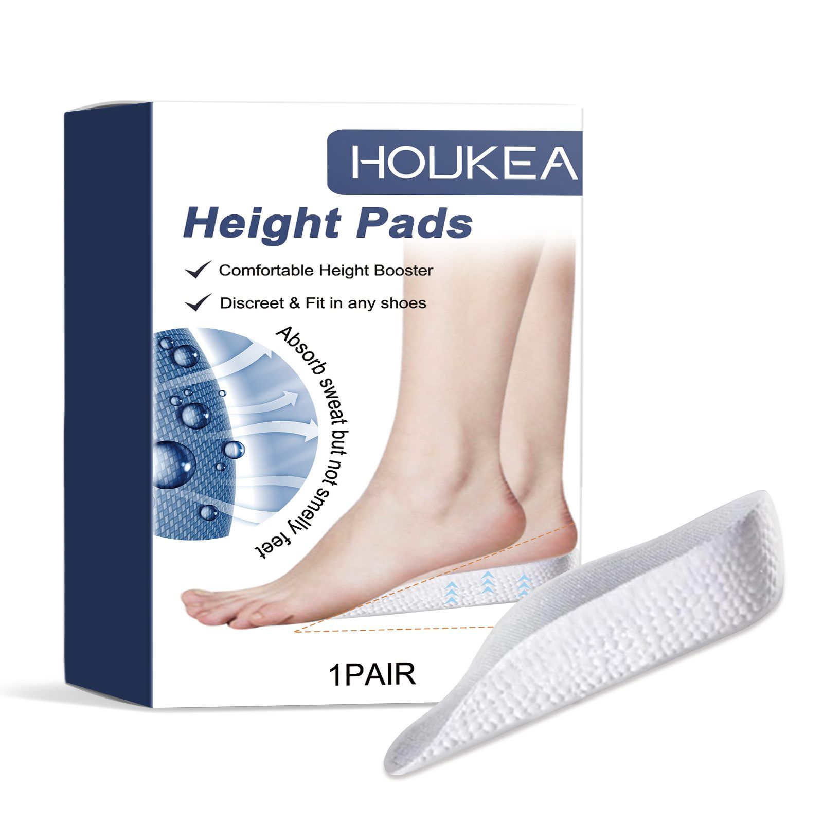 HOUKEA Height Lift Shoe Insoles, 1 Pair photo 7