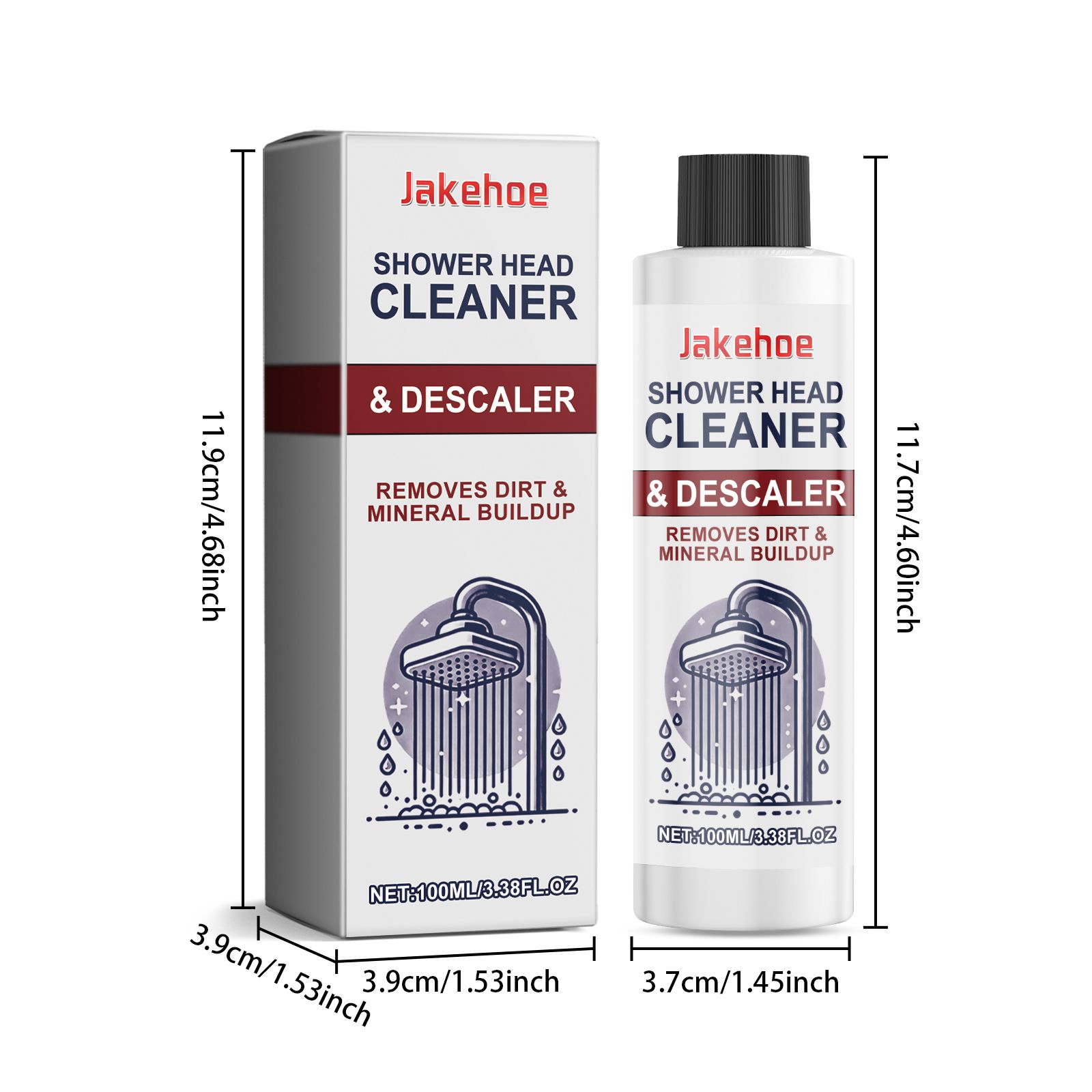 JAKEHOE Showerhead Scale Cleaner Liquid, 100 ml / 1 Bottle photo 7