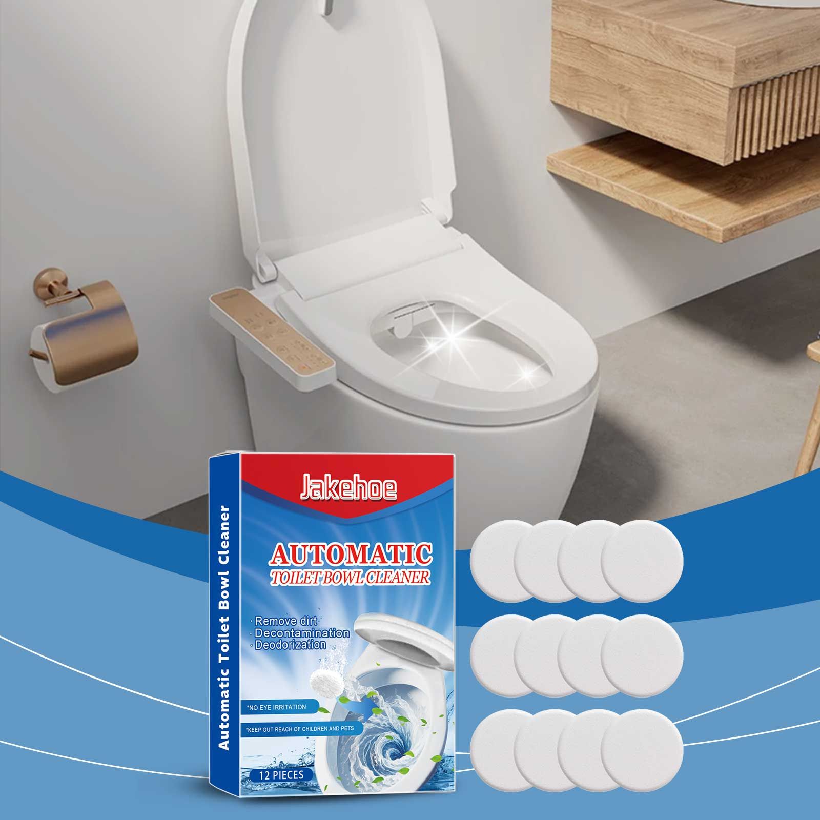 JAKEHOE Automatic Toilet Bowl Cleaning Tablets, 12 Pieces photo 3