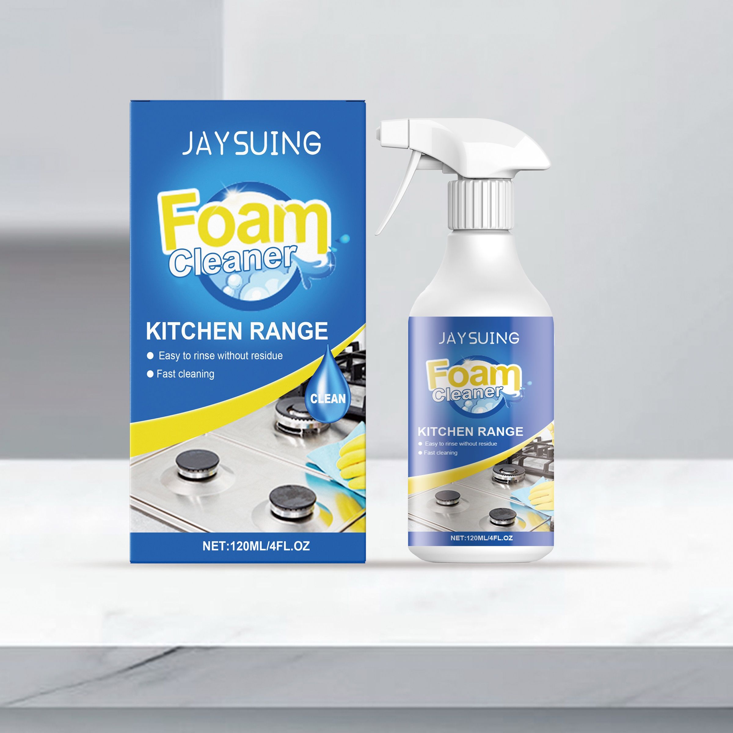 JAYSUING Stovetop Foam Cleaner Spray, 120 ml / 1 Bottle photo 6