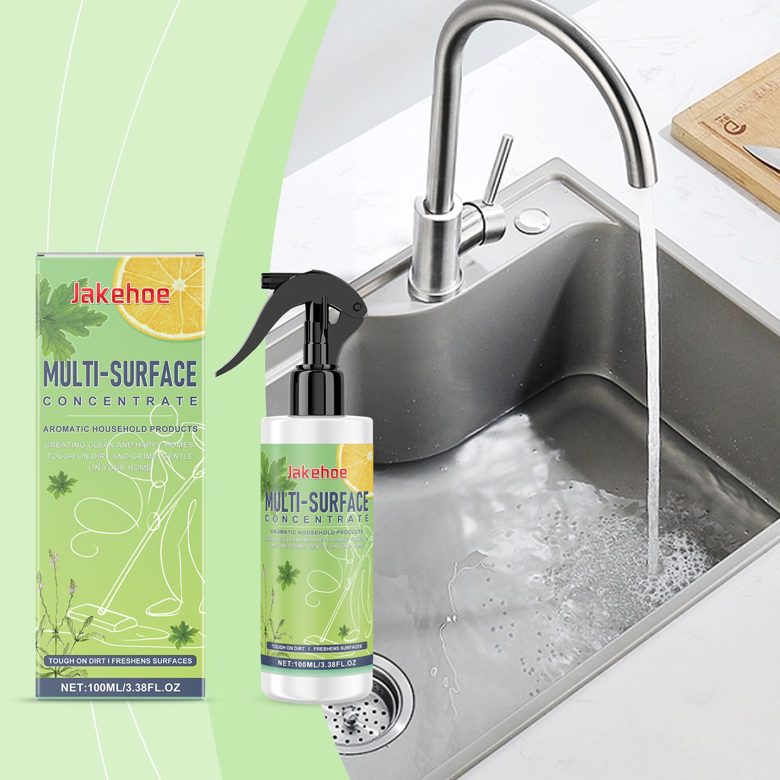 JAKEHOE Multipurpose Surface Cleaning Liquid, 100 ml photo 4