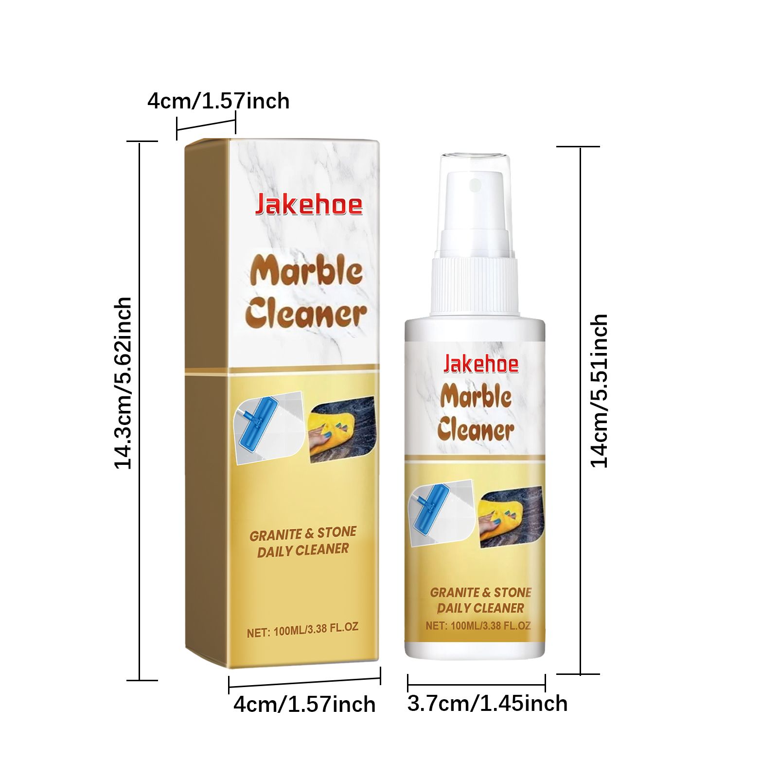JAKEHOE Marble Surface Cleaner, 100 ml / 1 Bottle photo 7