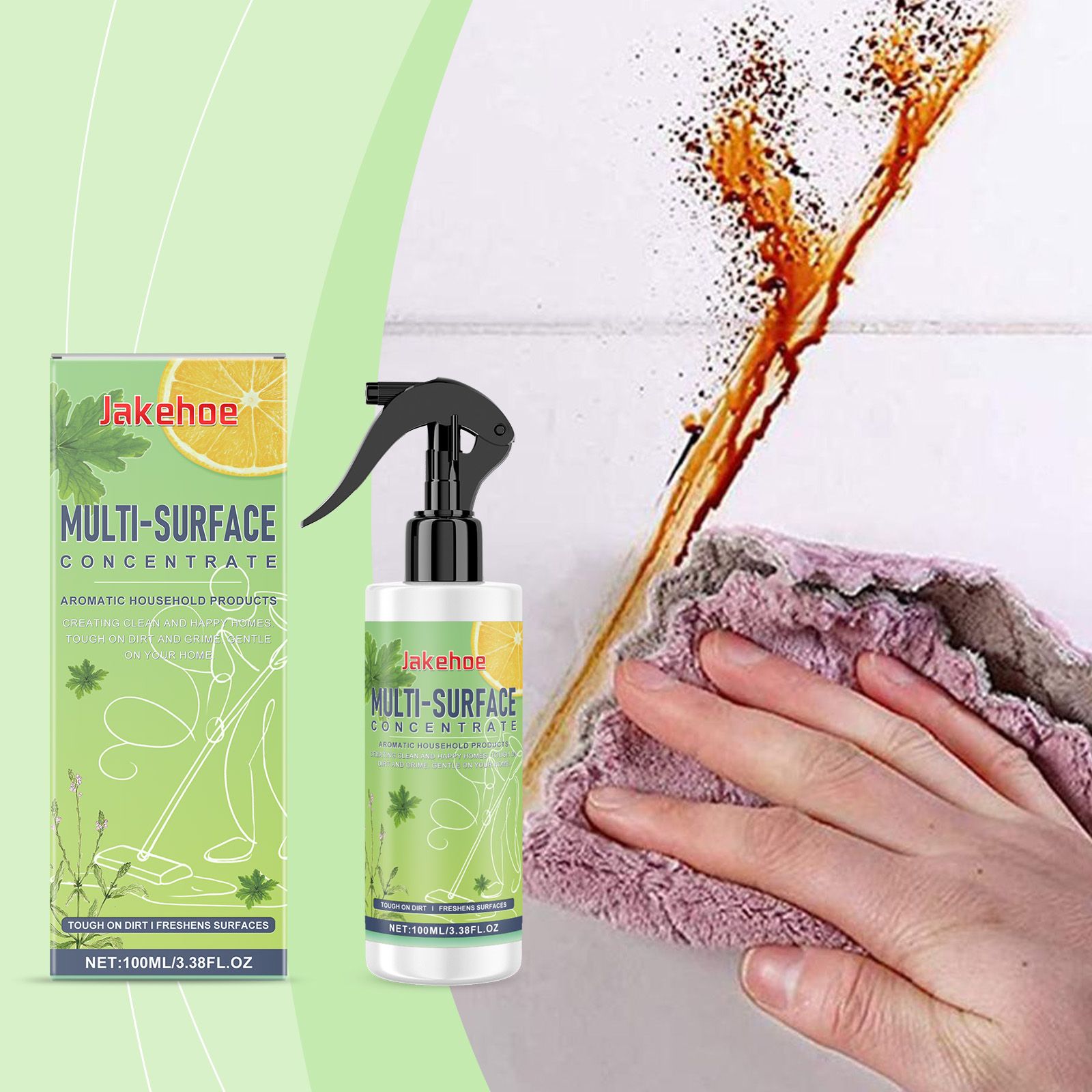 JAKEHOE Multipurpose Surface Cleaning Liquid, 100 ml photo 2