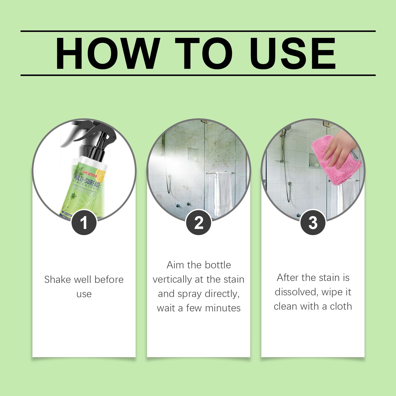 JAKEHOE Multipurpose Surface Cleaning Liquid, 100 ml photo 8