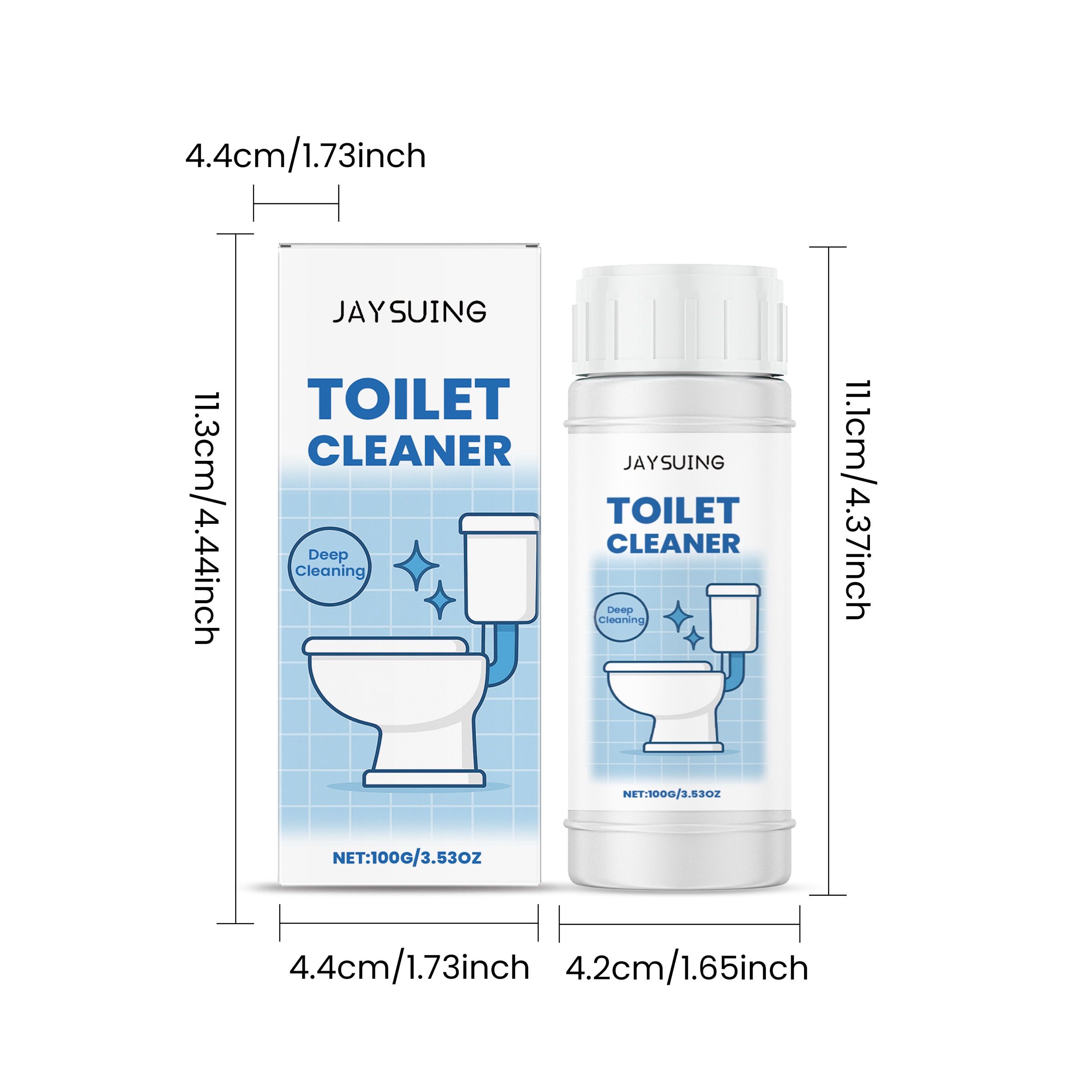 JAYSUING Toilet Cleaning Powder, 100 g / 1 Bottle photo 7