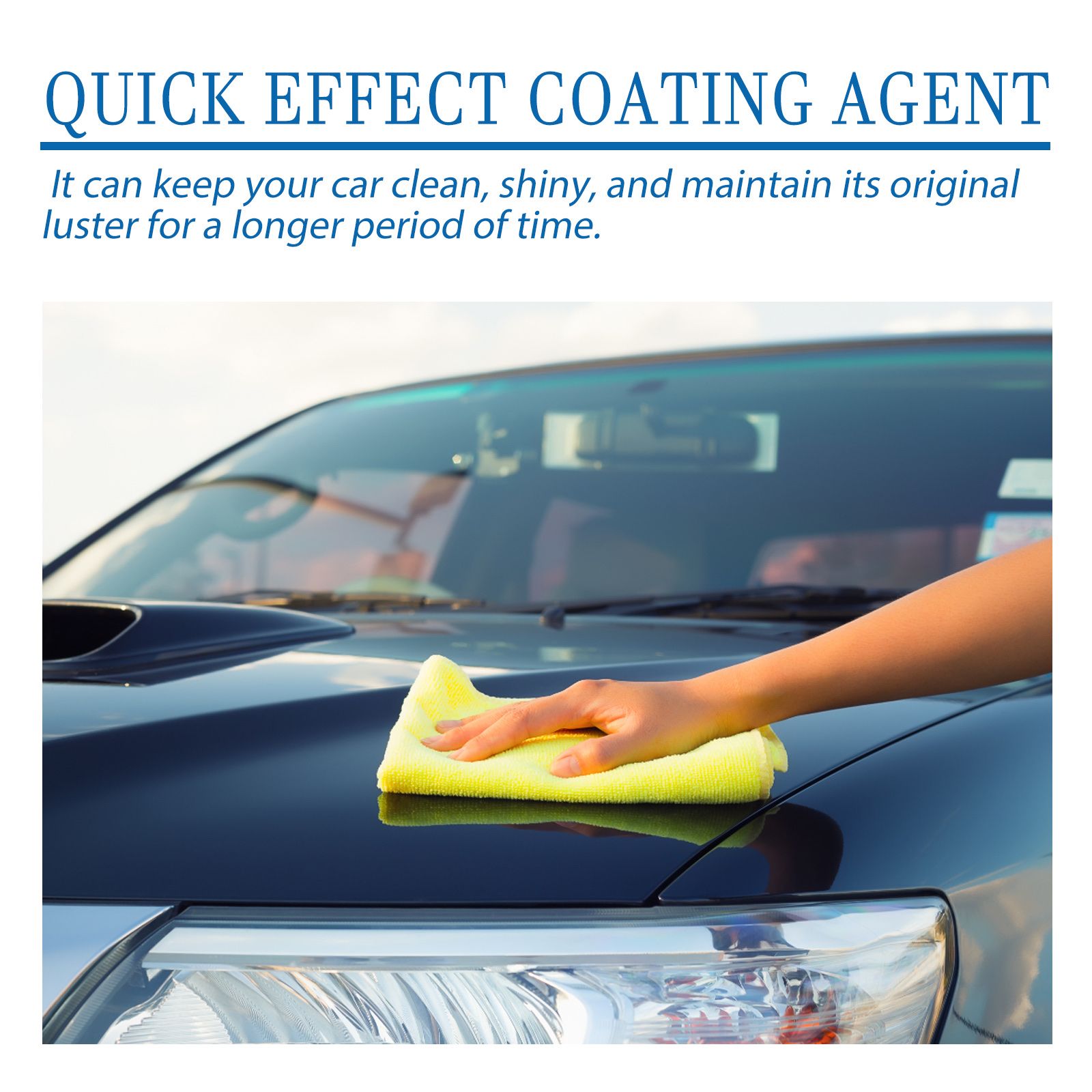 HOMONTH Automotive Coating Kit, 120 ml with Sponge and Cloth photo 4