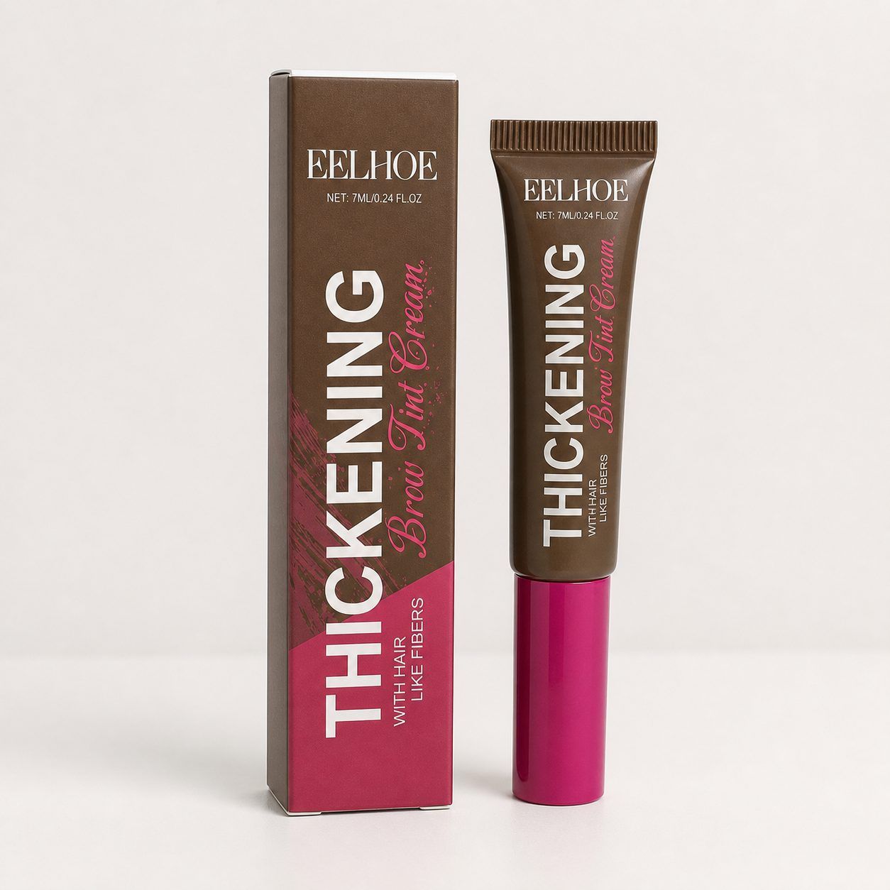 EELHOE Fiber Brow Tint, Brown, 7 ml photo 1