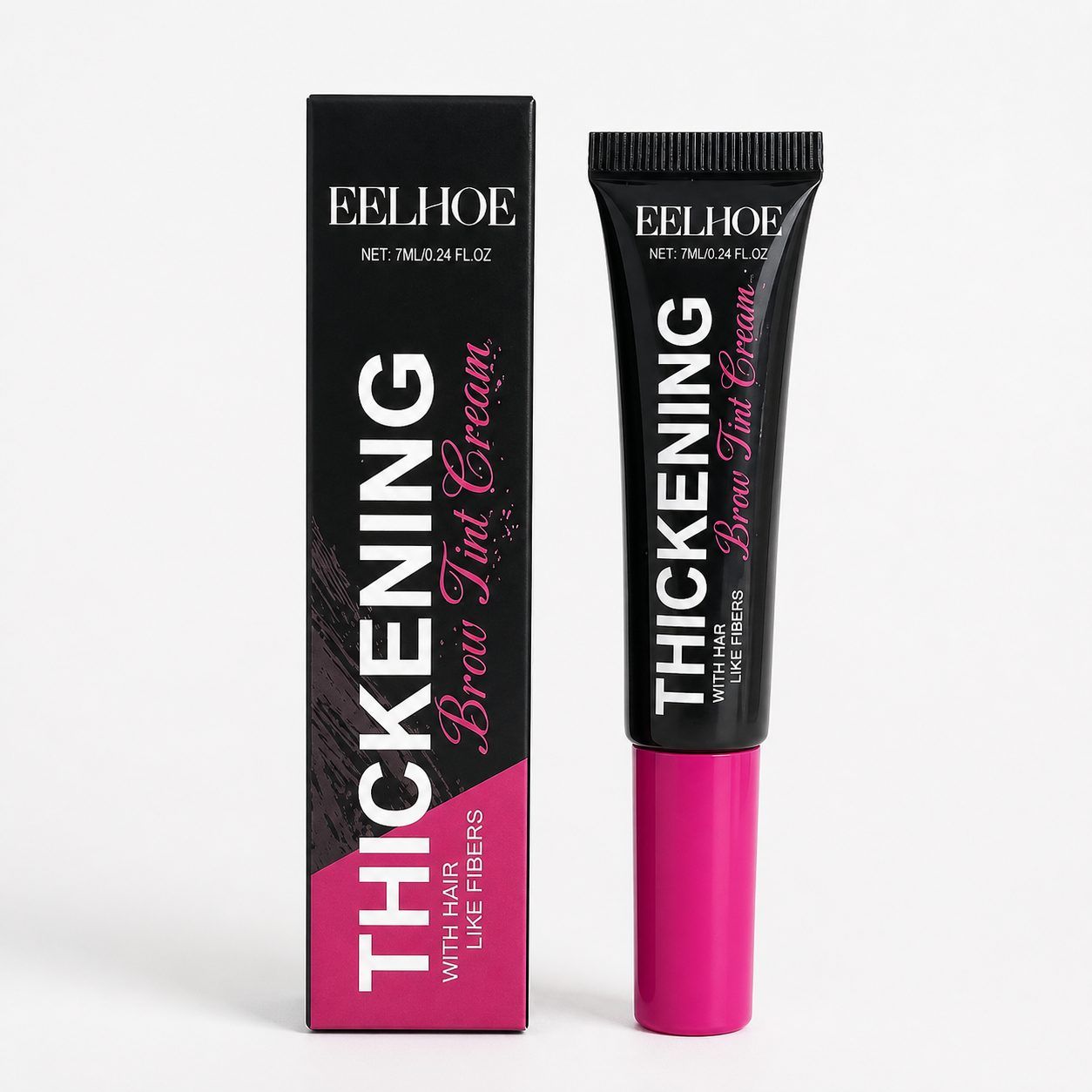 EELHOE Fiber Brow Tint, Black, 7 ml photo 3