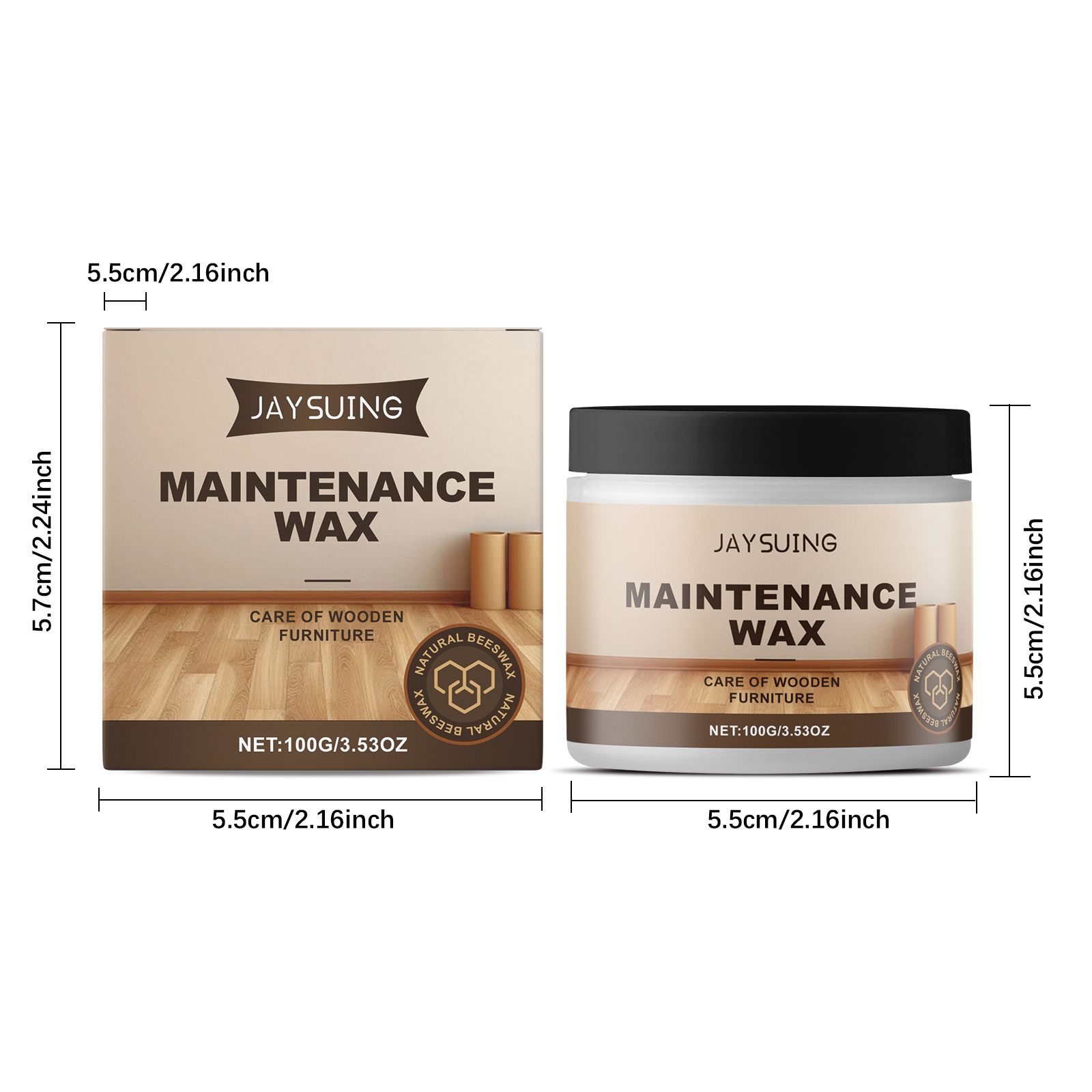 JAYSUING Wood Floor Care Wax, 100 g / 1 Jar photo 7