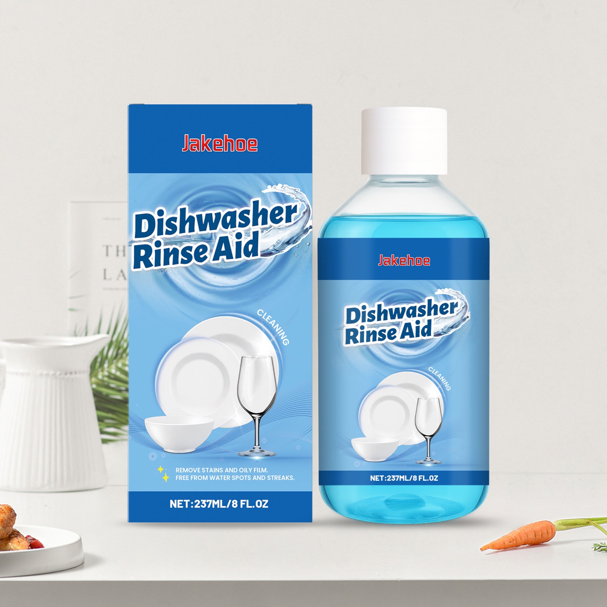 JAKEHOE Dishwasher Cleaning Additive Liquid, 237 ml / 1 Bottle photo 2