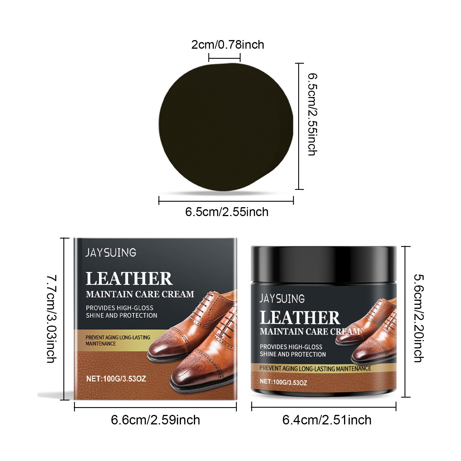JAYSUING Leather Polishing Care Wax, 100 g / 1 Pack photo 4