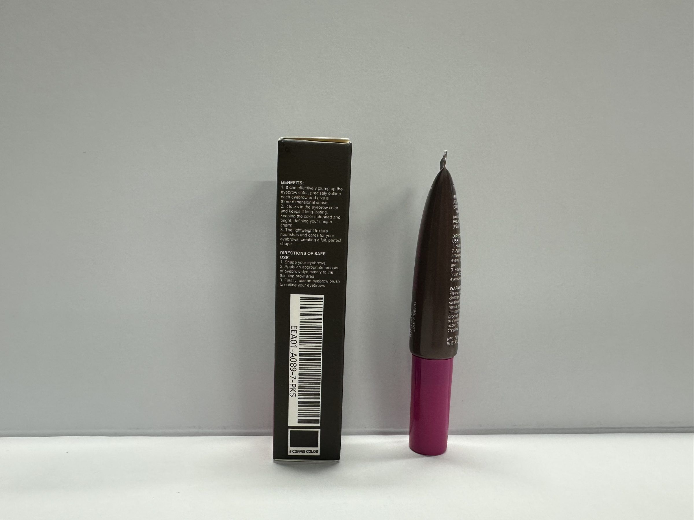 EELHOE Fiber Brow Tint, Coffee Brown, 7 ml photo 4
