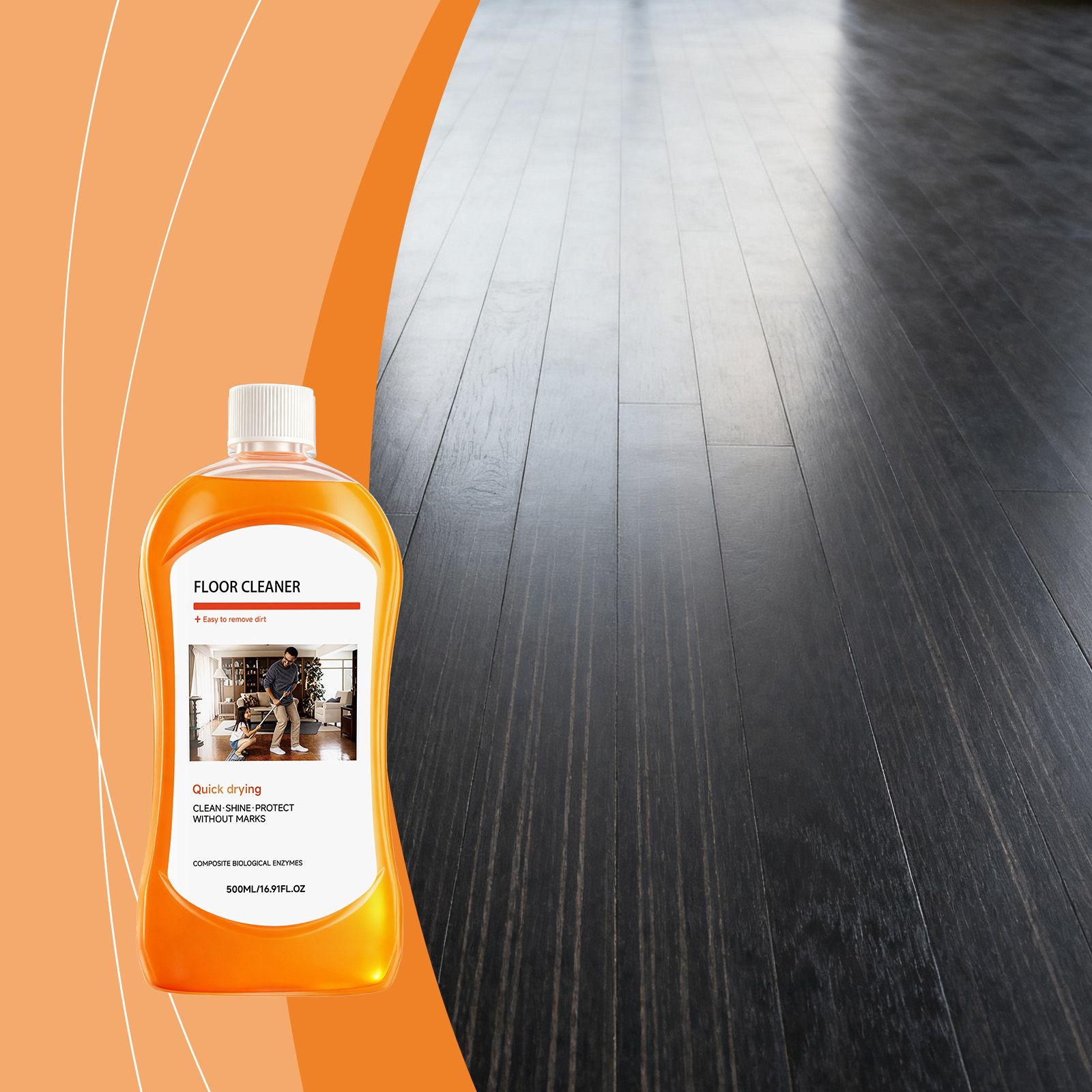 Floor Cleaner Liquid, 500 ml / 1 Bottle photo 3