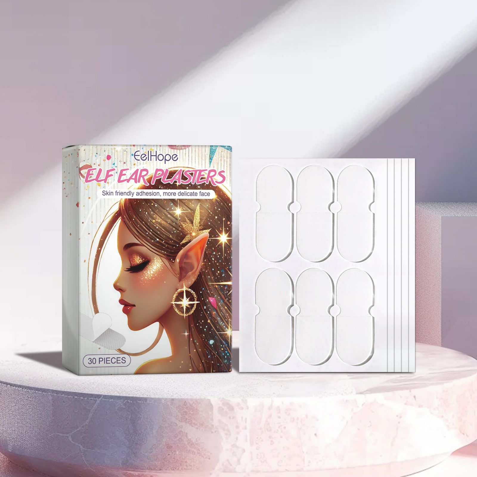 EELHOPE Elf Ear Cosmetic Stickers, 30 Pieces photo 8
