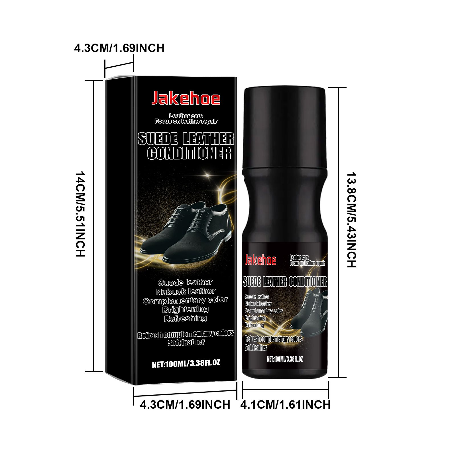 JAKEHOE Suede Leather Conditioner, 100 ml / 1 Bottle photo 2