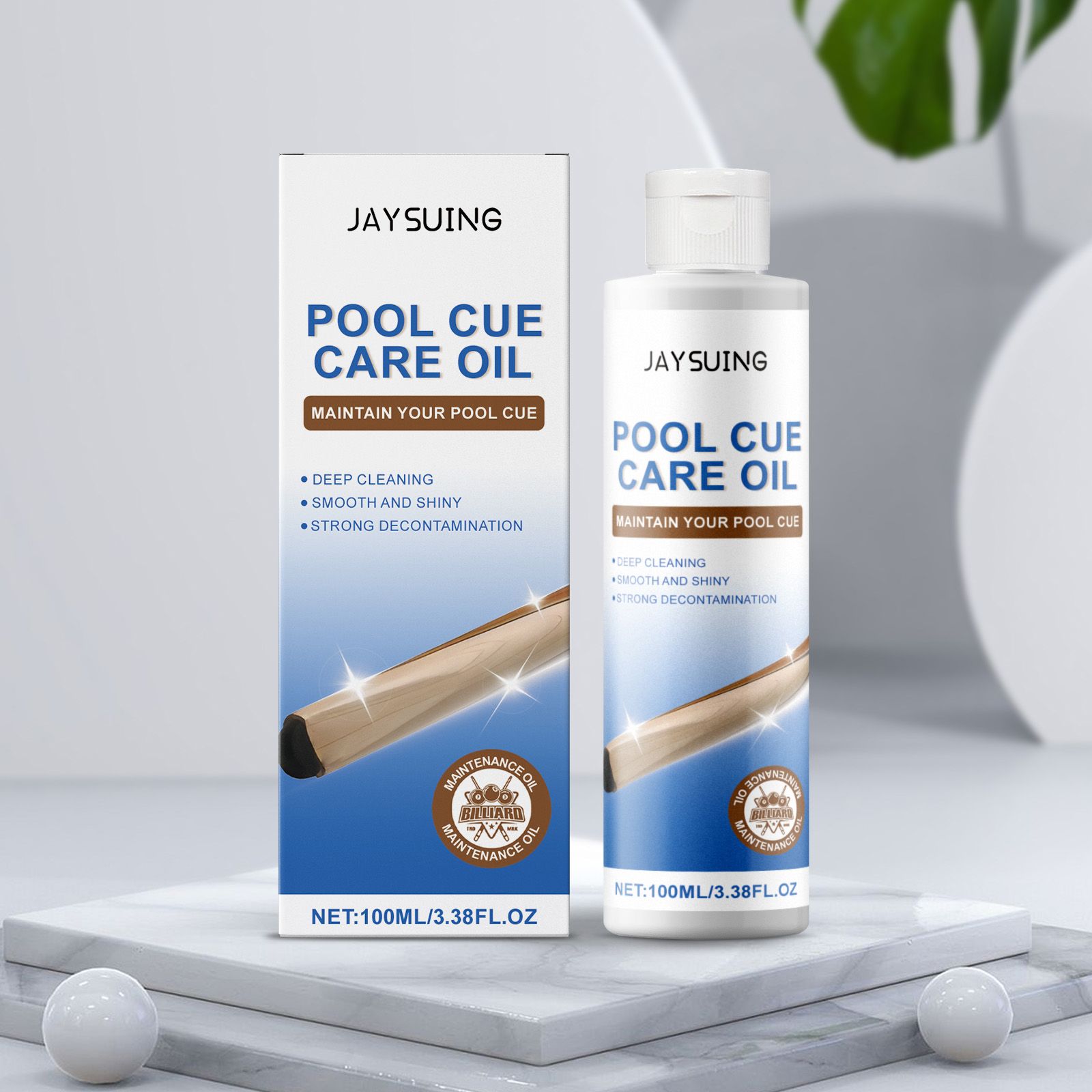 JAYSUING Pool Cue Care Oil, 100 ml / 1 Bottle photo 2