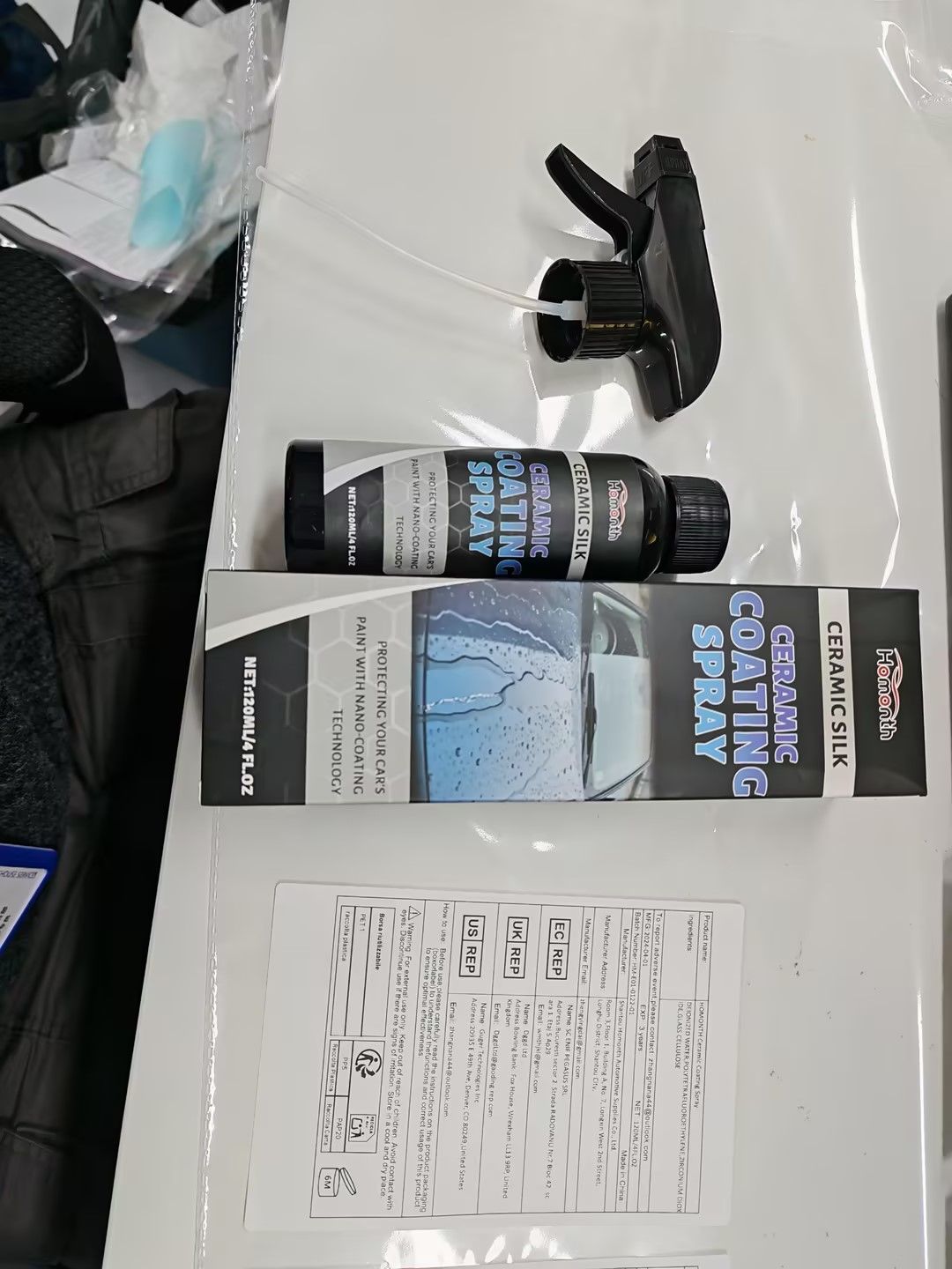 HOMONTH Automotive Ceramic Coating Spray, 120 ml / 1 Bottle photo 2