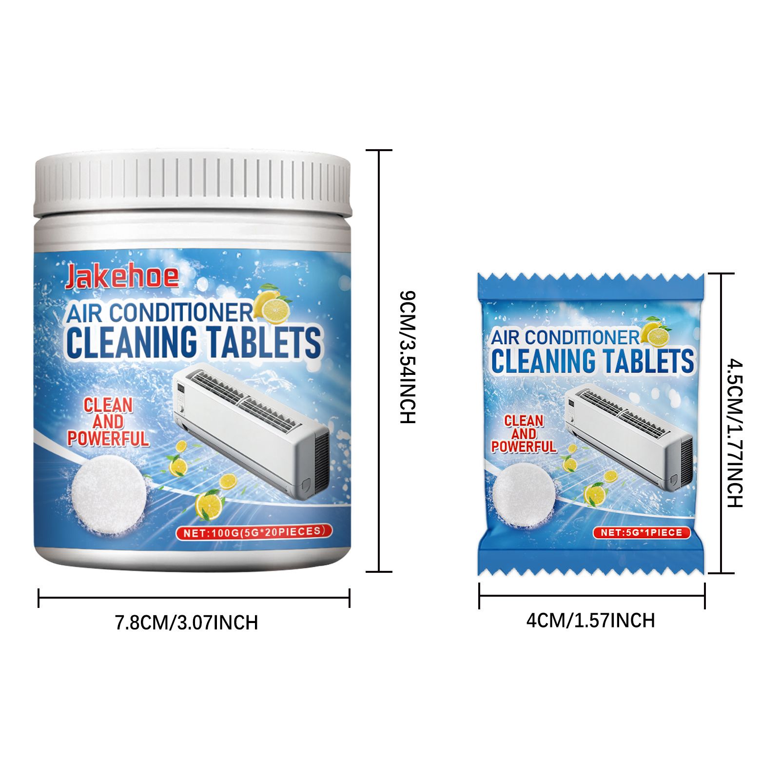 JAKEHOE Air Conditioner Cleaning Tablets, 100 g photo 2