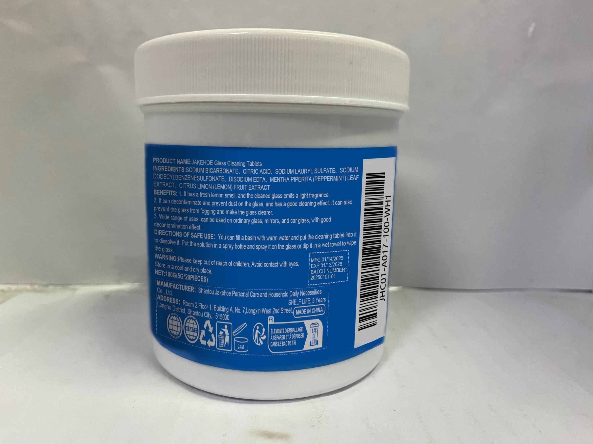 JAKEHOE Glass Cleaning Tablets, 100 g photo 3