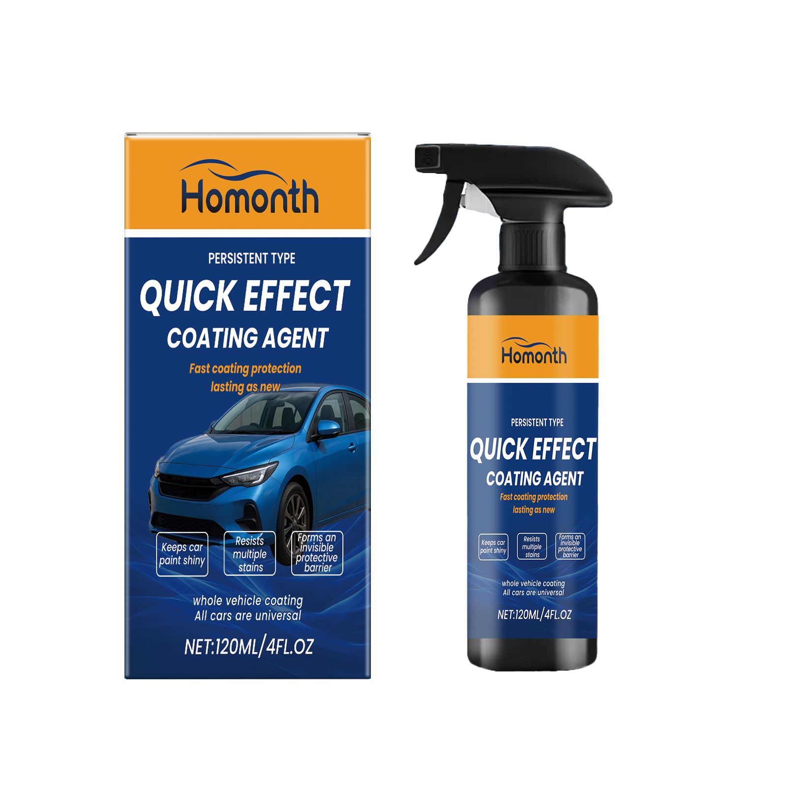 HOMONTH Automotive Coating Spray, 120 ml / 1 Bottle photo 1