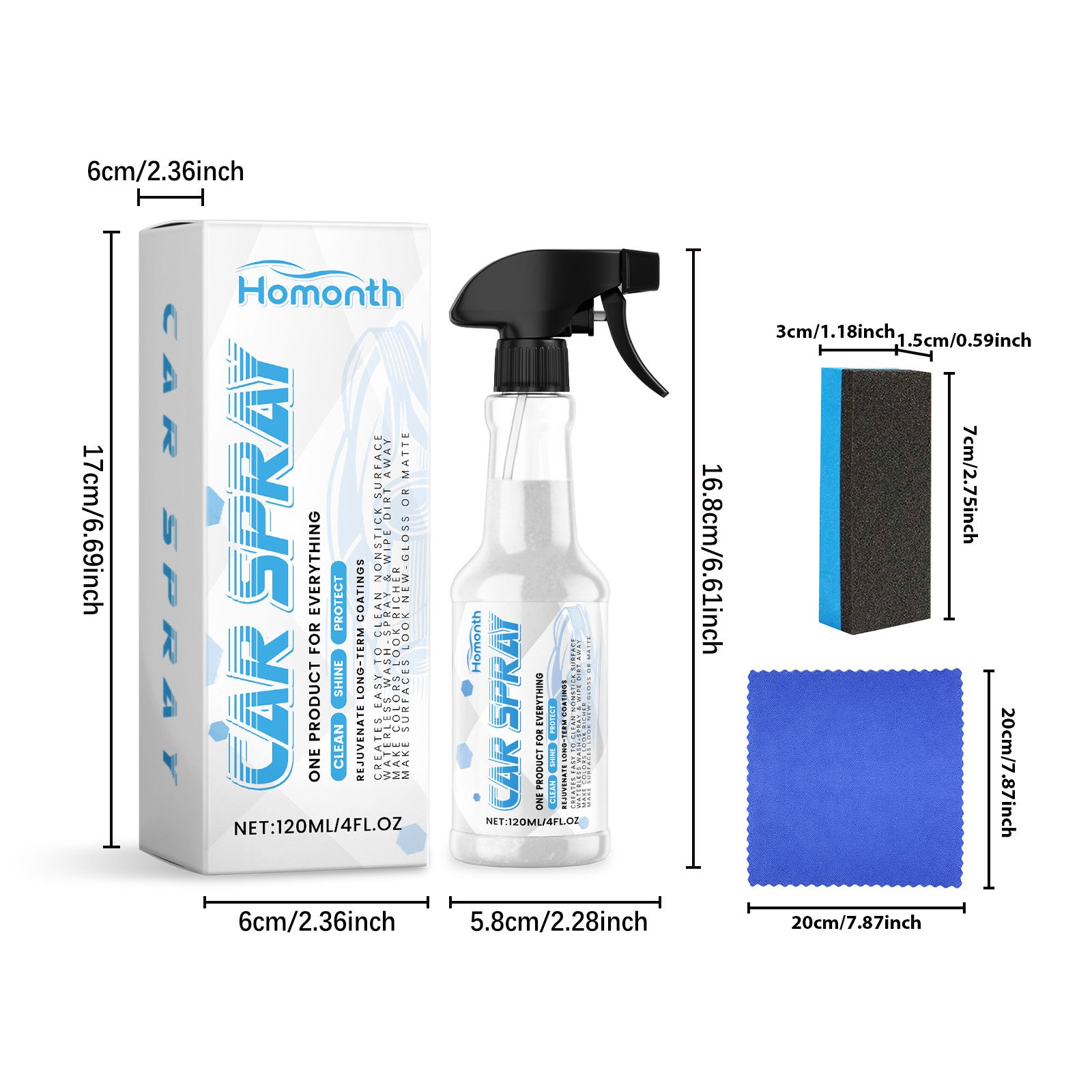 HOMONTH Multipurpose Automotive Coating Kit, 1 Kit photo 3