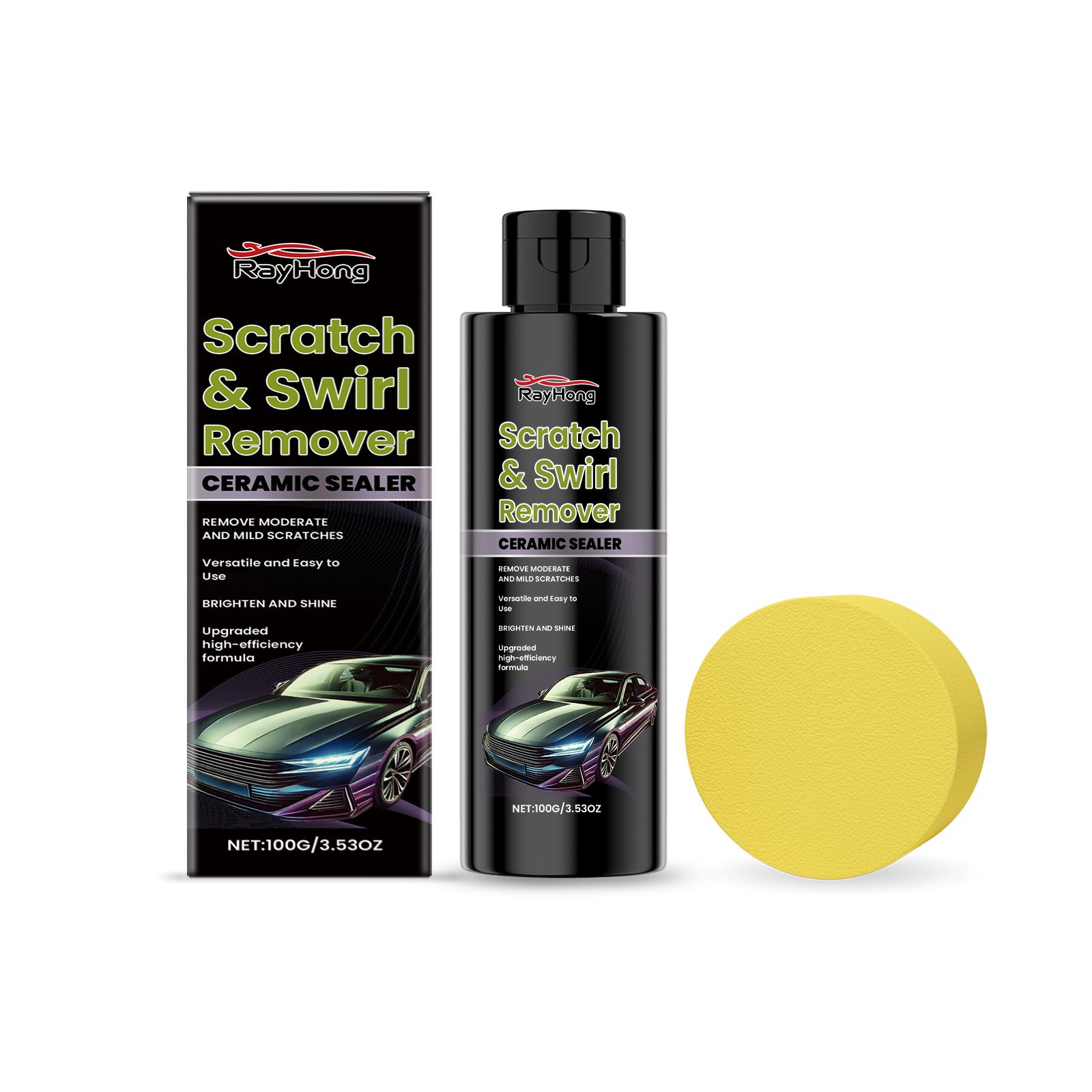 RAYHONG Automotive Paint Scratch Care Paste Kit, 100 g Kit photo 1